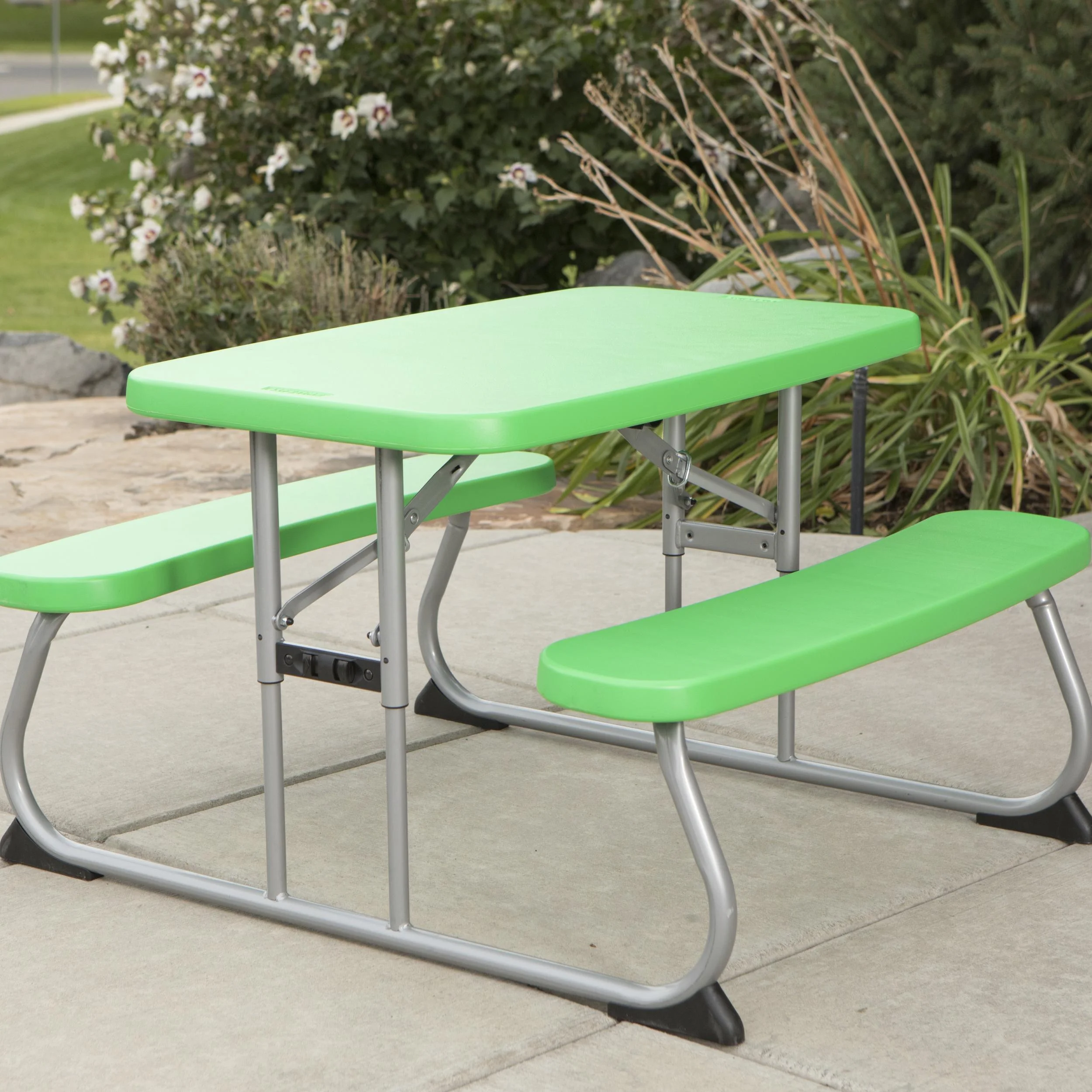 Kinder Picknicktisch grün - 2