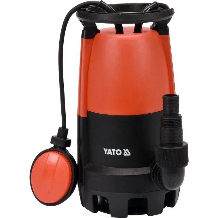 Tauchpumpe - 900W - 18000L/h MIT 15-Meter-Gartenschlauch inklusive Düse und Armaturen UND 1"-Hahn - 5