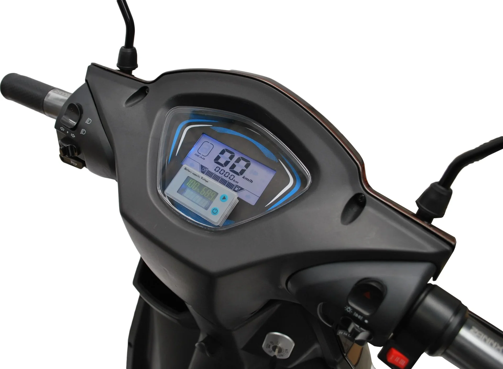 Elektromobil braun - herausnehmbarer Li-Io Akku 20 Ah - 25 km/h - 1000 Watt Seniorenmobil - 10