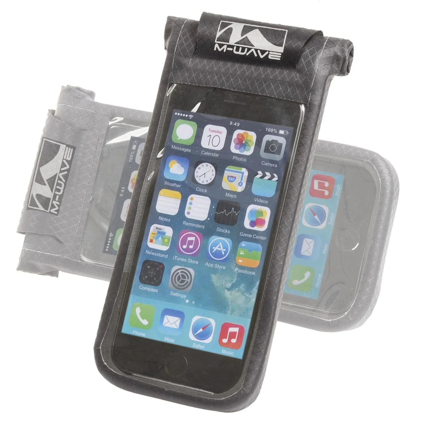 Smartphone-Tasche, M-Wave, mit drehbarem QR-Halter - 1