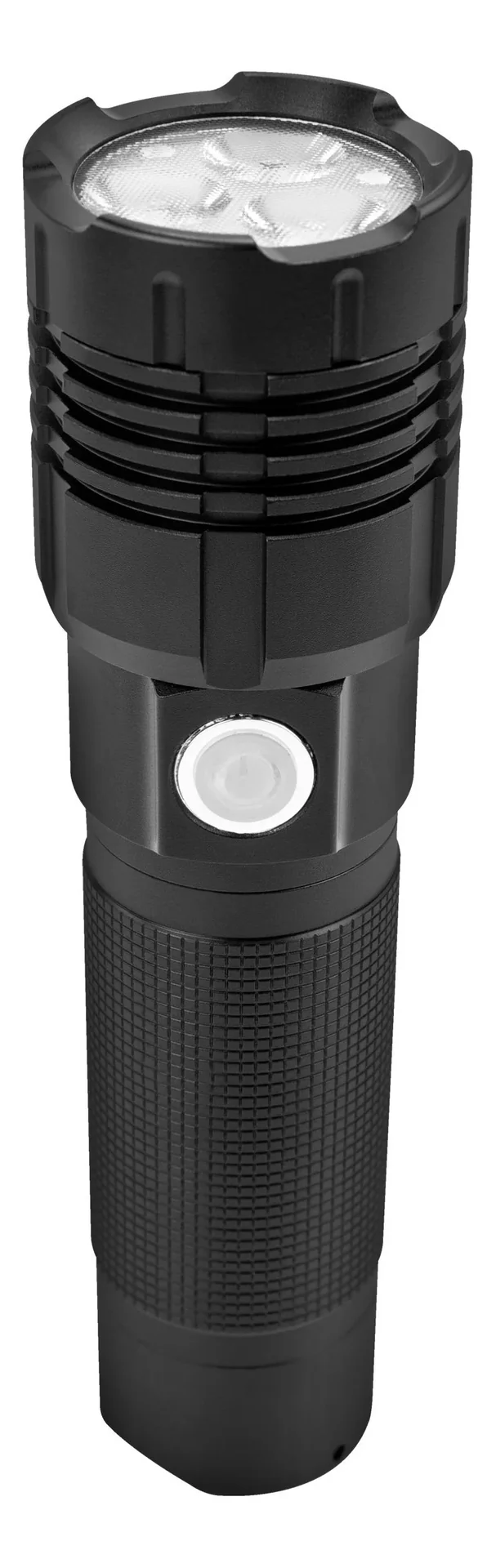 Professionelle LED-Metalltaschenlampe mit 3x10W Hochleistungs-LEDs sowie einer Speziallinse, wiederaufladbar - 0