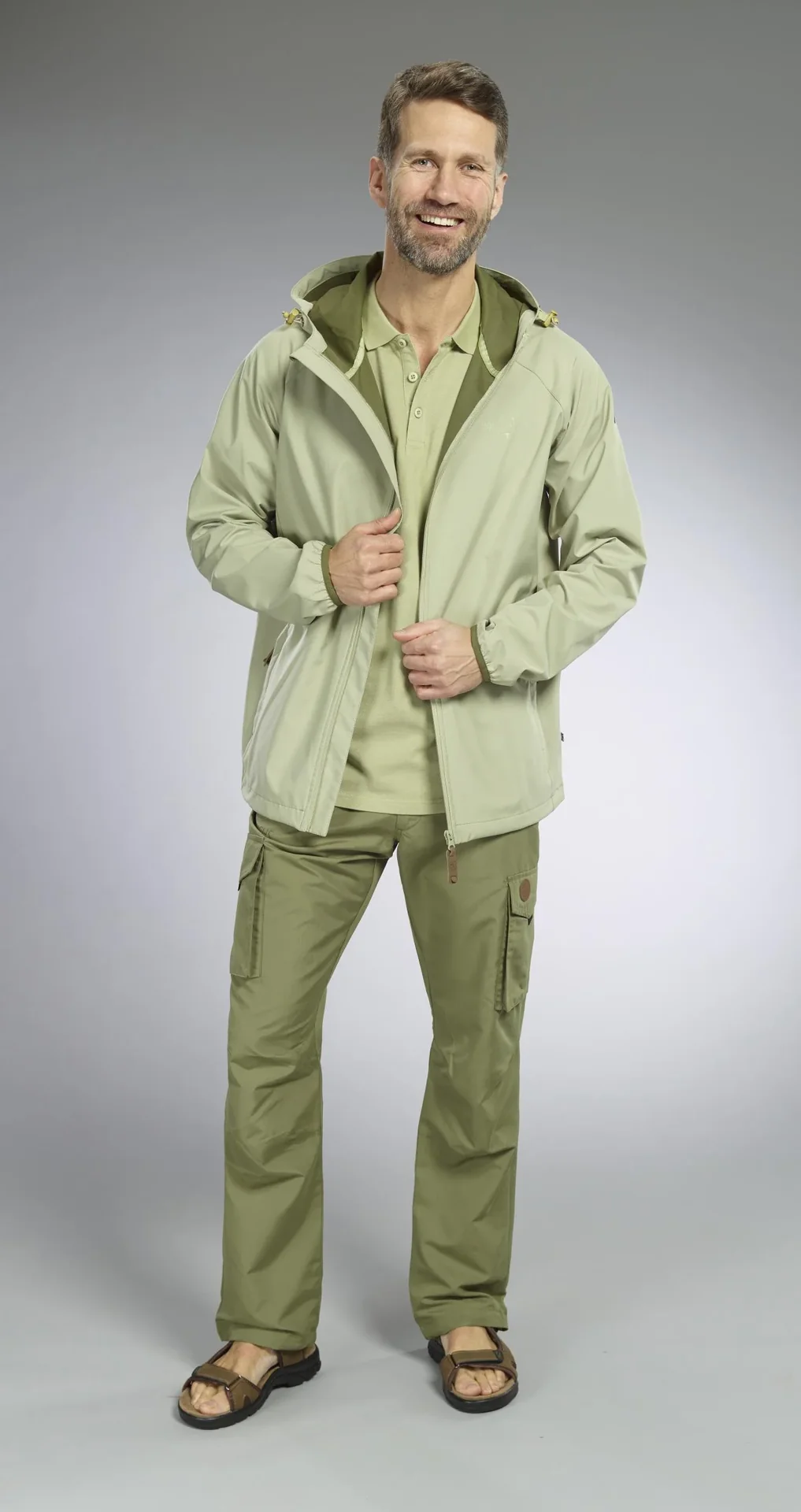 Funktionsjacke, Farbe khaki, Gr.M - 2