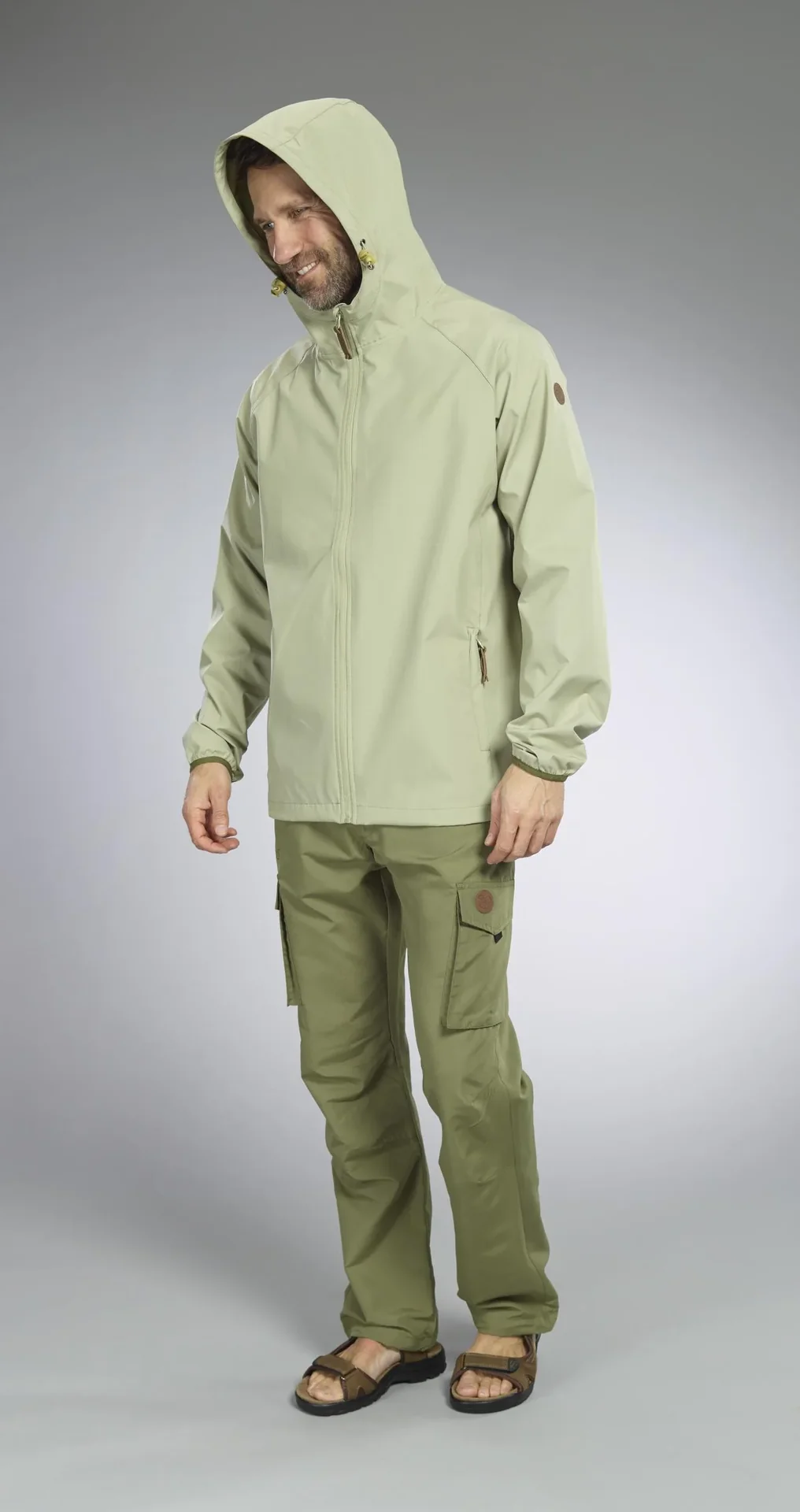 Funktionsjacke, Farbe khaki, Gr.M - 4
