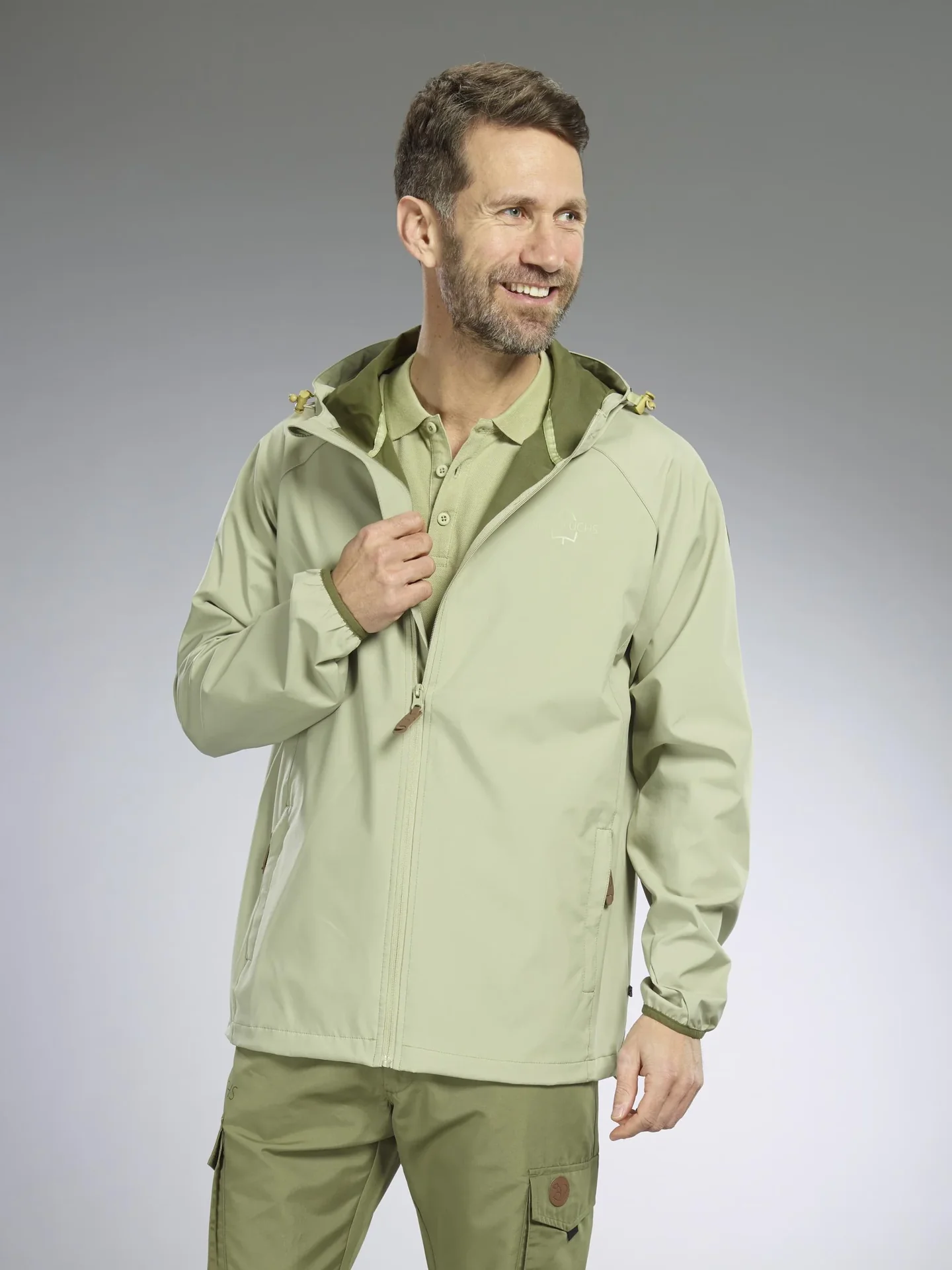 Funktionsjacke, Farbe khaki, Gr.M - 5