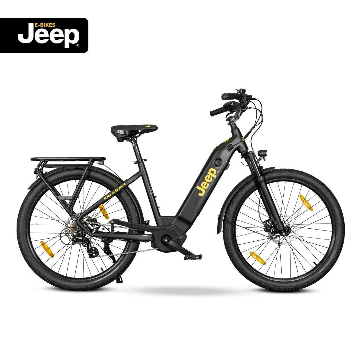 Damen SUV E-Bike, 27,5 Zoll, Rahmengröße 48 cm, 7-Gang Kettenschaltung, black, ULM 7000 - 9