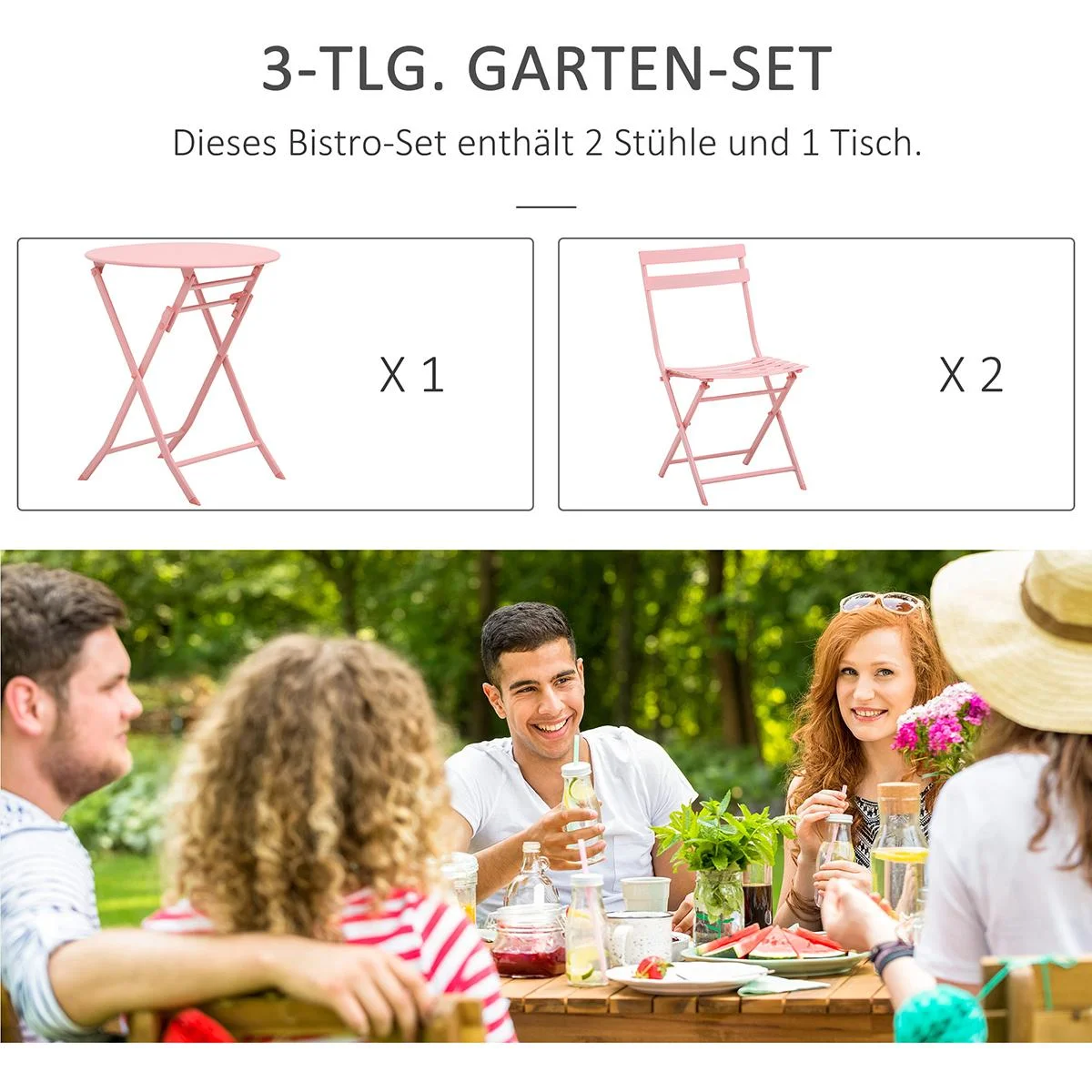 Gartenset 3 teilig grün - 3