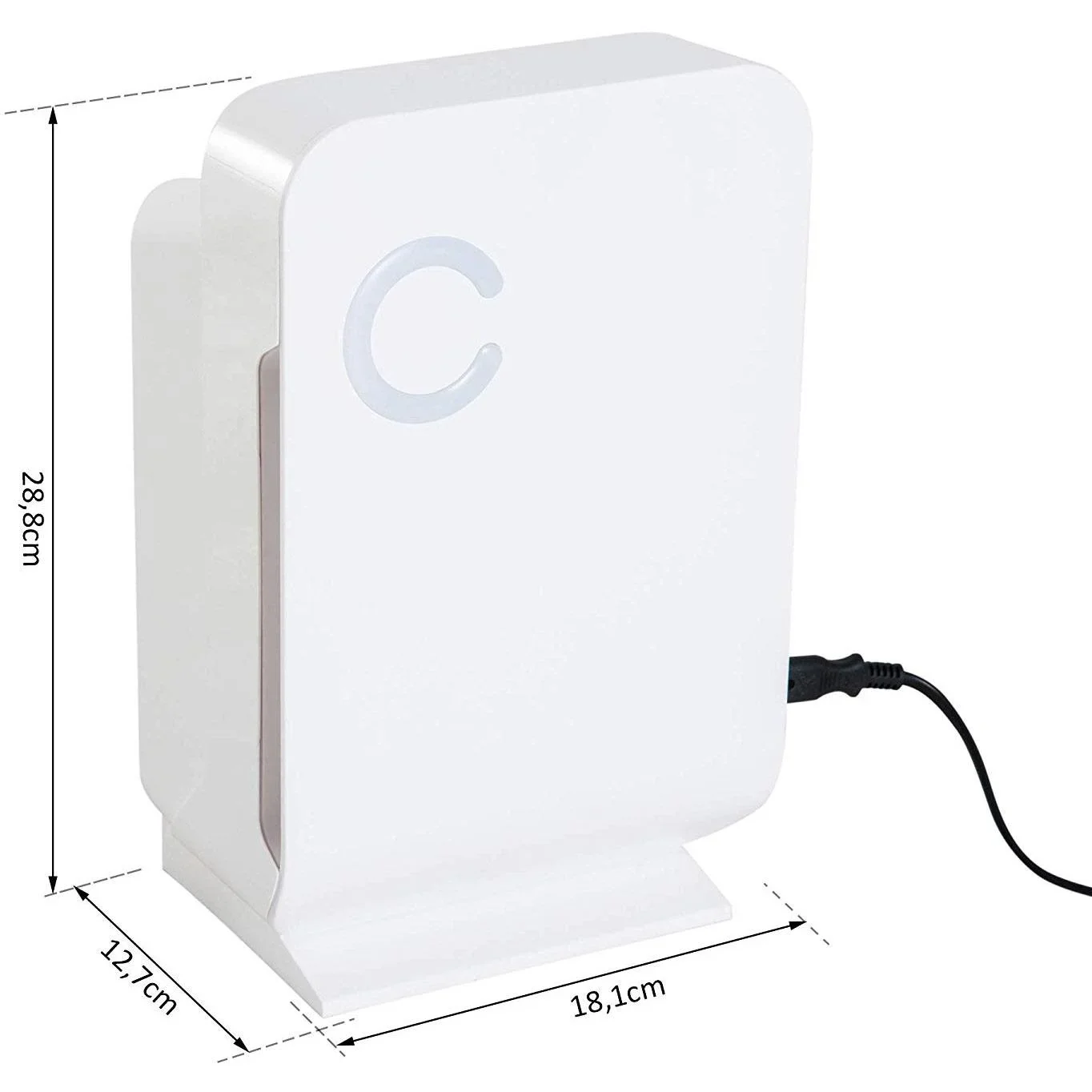 Luftentfeuchter mit 1300ML Wassertank Weiß - 0