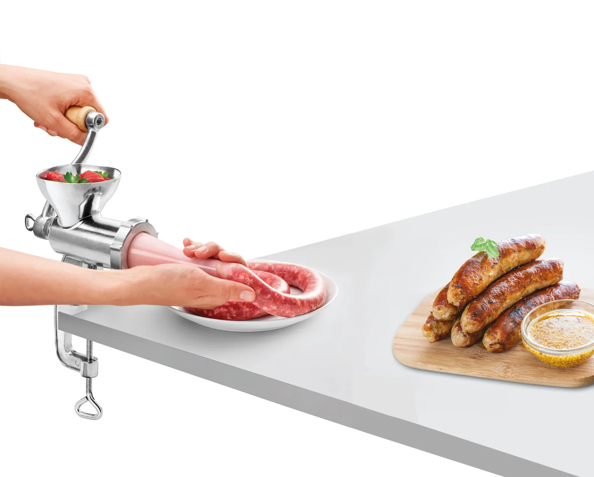 Fleischwolf "Jack", Alu, Ø 5,40 cm, Größe 5 - 1