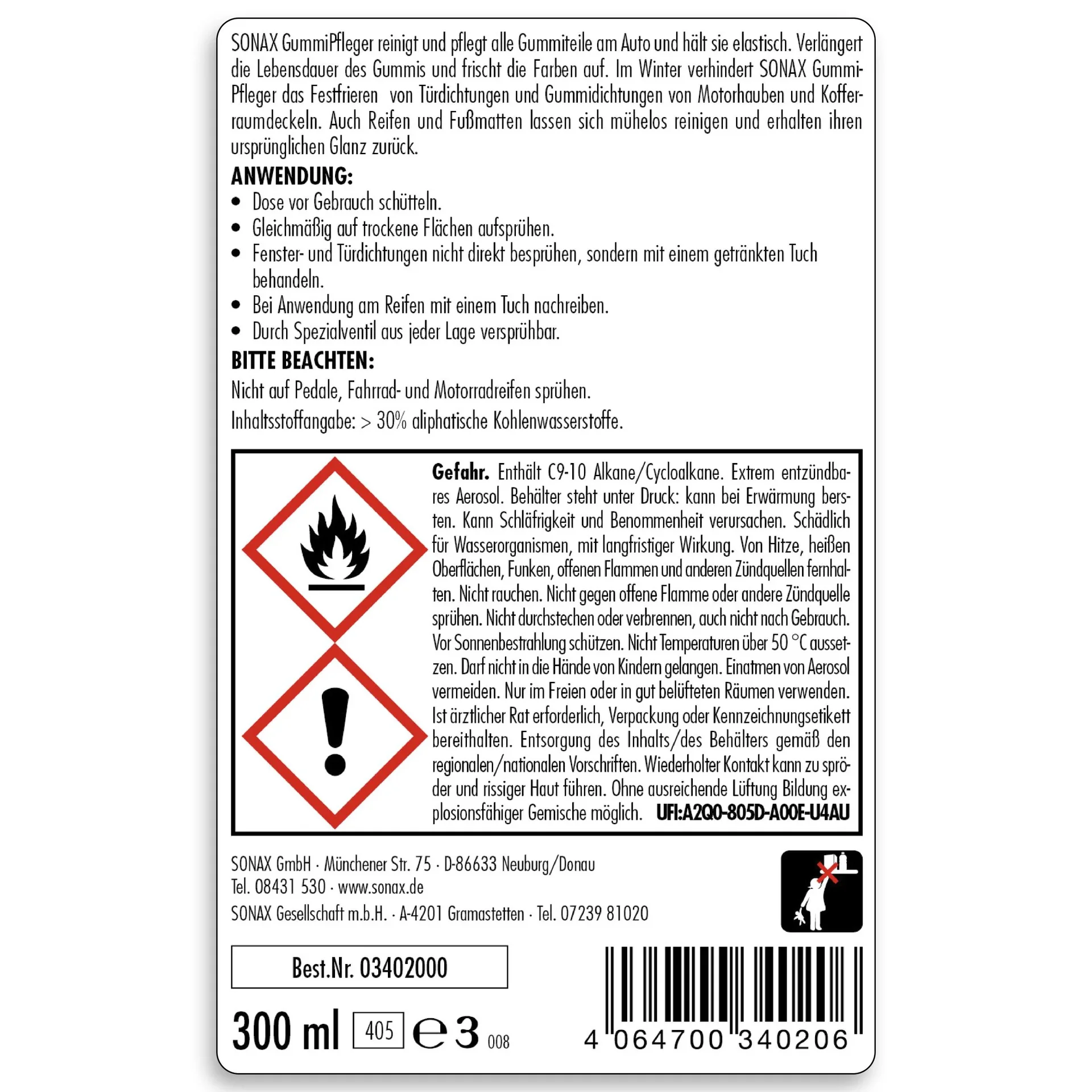 Gummipfleger 300 ml - 4