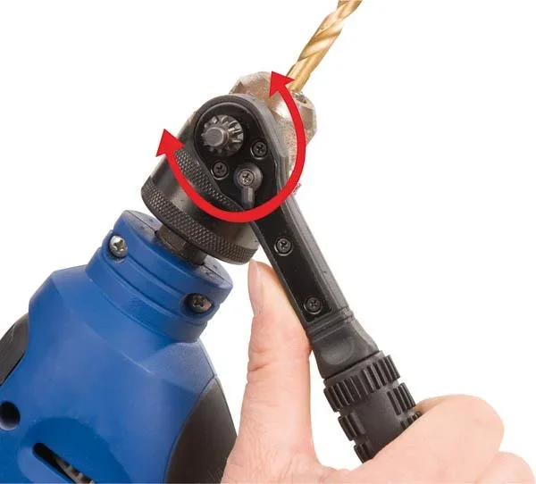 Bohrfutterschlüssel mit Ratschenfunktion - 0