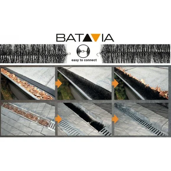 2x Dachrinnen-Igel 8 Meter und 2x Dachrinnen-Protektoren - 0