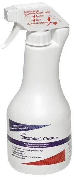 Fensterreiniger Clean,500 ml mit Vliestuch - 2