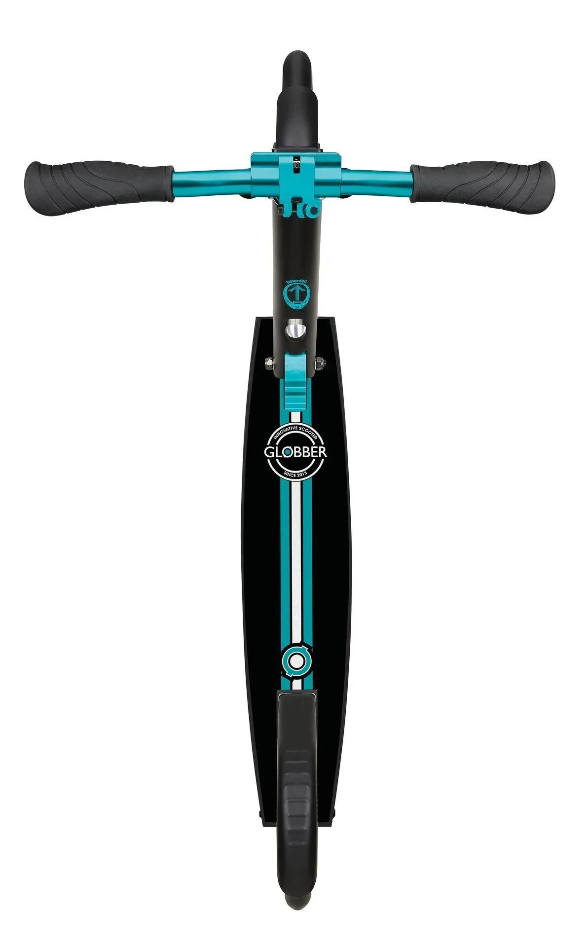 NL 205 Tretroller, 205 mm, ABEC 7, höhenverstellbar, Frontfederung, Klappmechanismus, türkis - 9