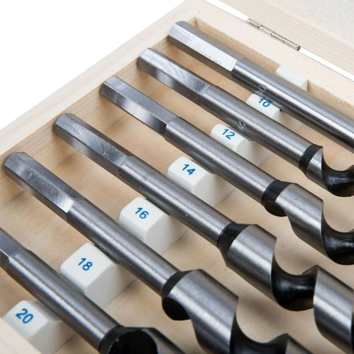 Werkzeug-Bohrer-Satz - Spirale - 8 Stück - 12, 20, 32 mm - 3