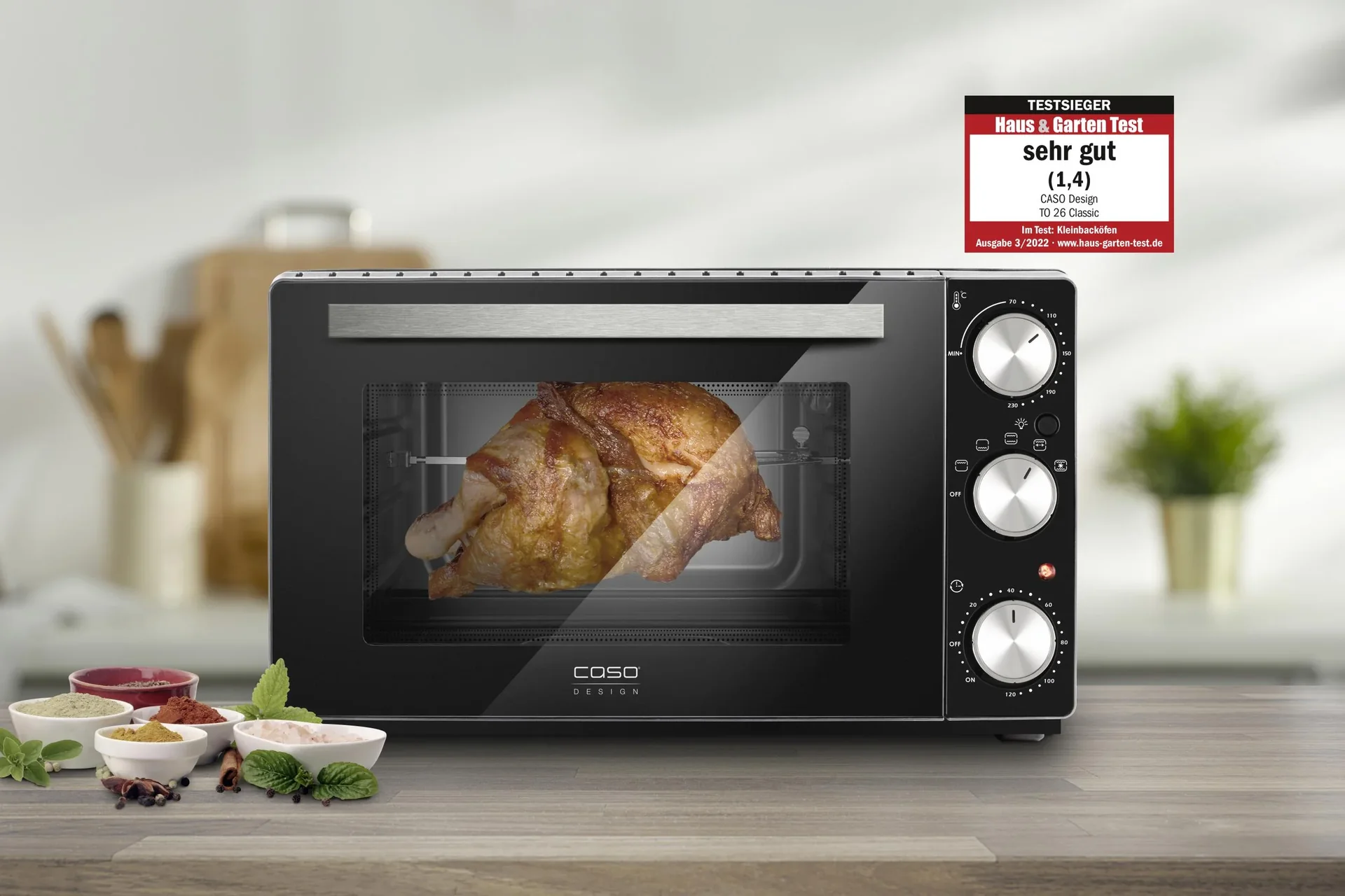 Backofen "TO 26 Classic", Schwarz, 26 Liter - 2