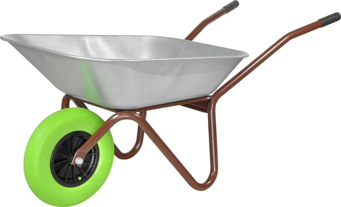 Schubkarrenrad PANNENSICHER - Ø Rad 400 mm, PU geschäumtes Rad, Rollenlager, Felge 75 mm, Achse 20 mm, Tragkraft 100 kg - 2