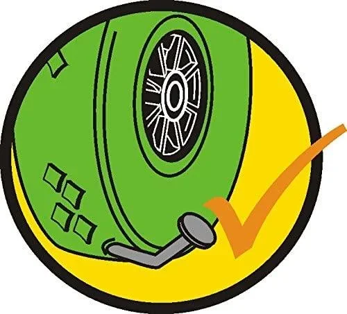 Schubkarrenrad PANNENSICHER - Ø Rad 400 mm, PU geschäumtes Rad, Rollenlager, Felge 75 mm, Achse 20 mm, Tragkraft 100 kg - 3