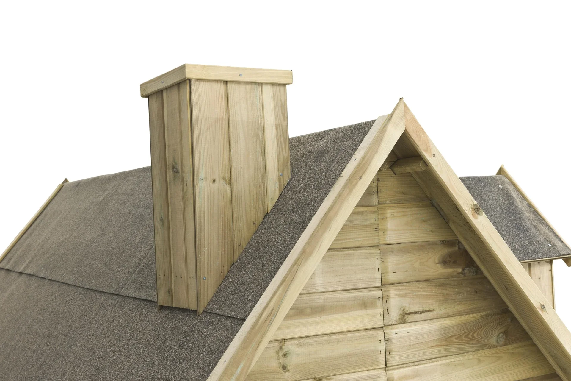 Luxuriöses Spielhaus Milan Holz mit Plexiglasfenstern 2480 mm x 1610 mm x 2510 mm - 1