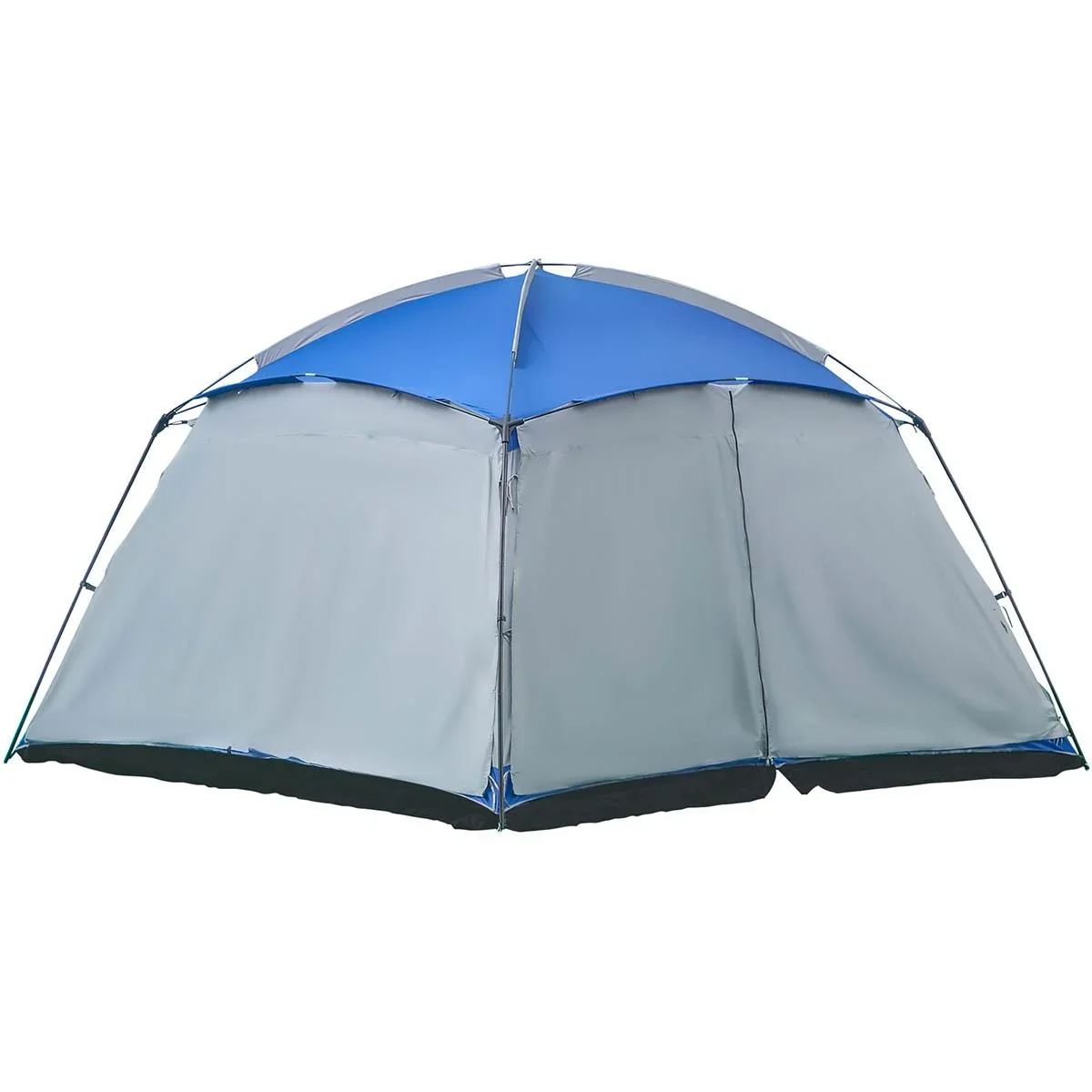 Campingzelt für 8 Personen - inklusive Tragetasche - Blau - 3,6 x 3,6 x 2 m - 1