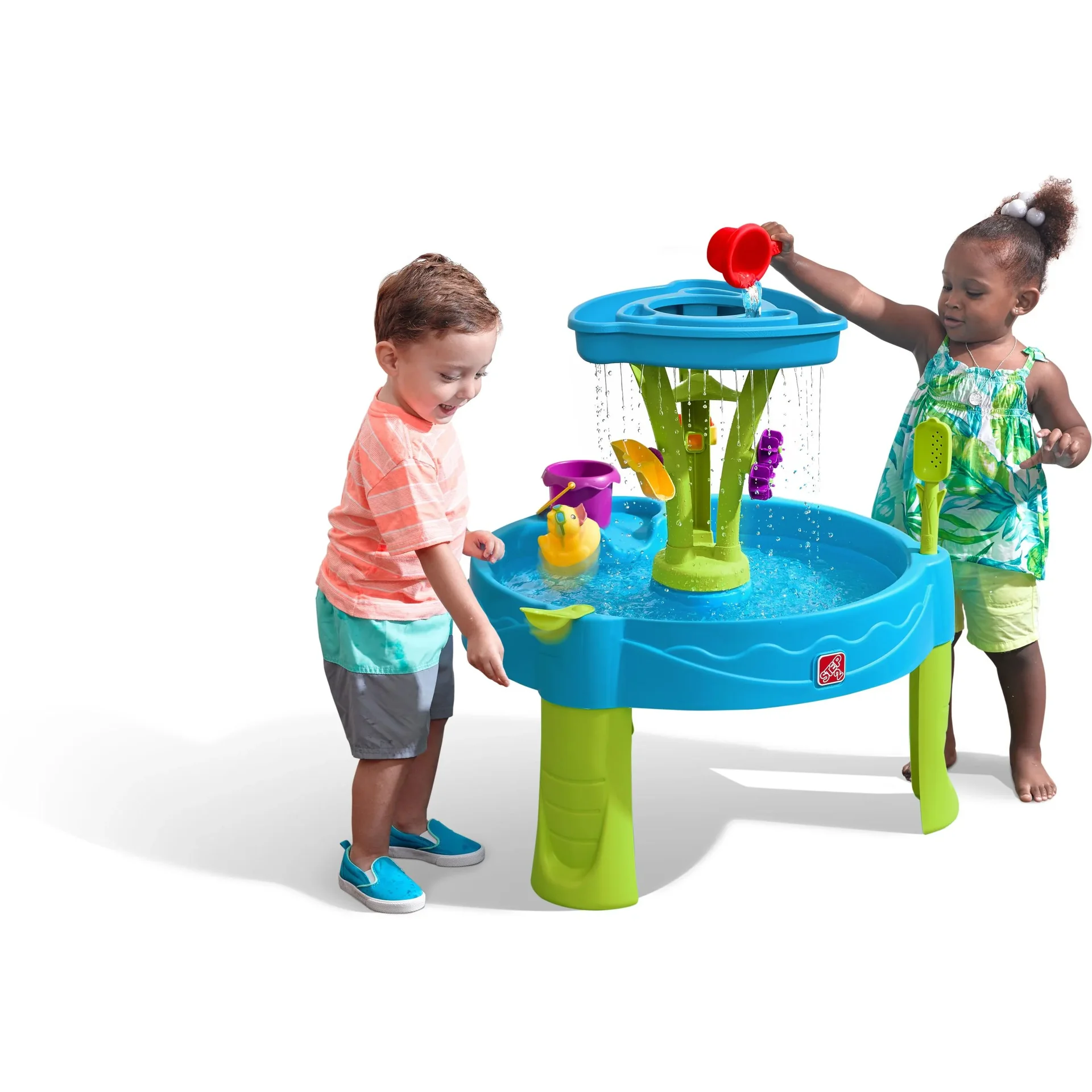 Summer Showers Splash Tower Water Table - 2