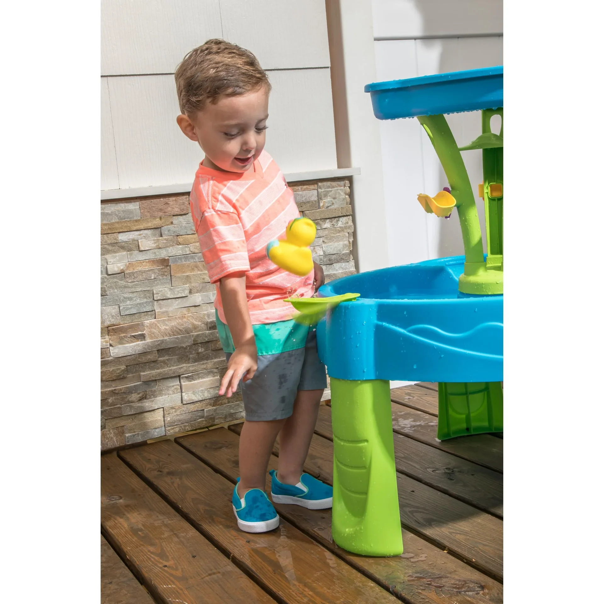 Summer Showers Splash Tower Water Table - 3