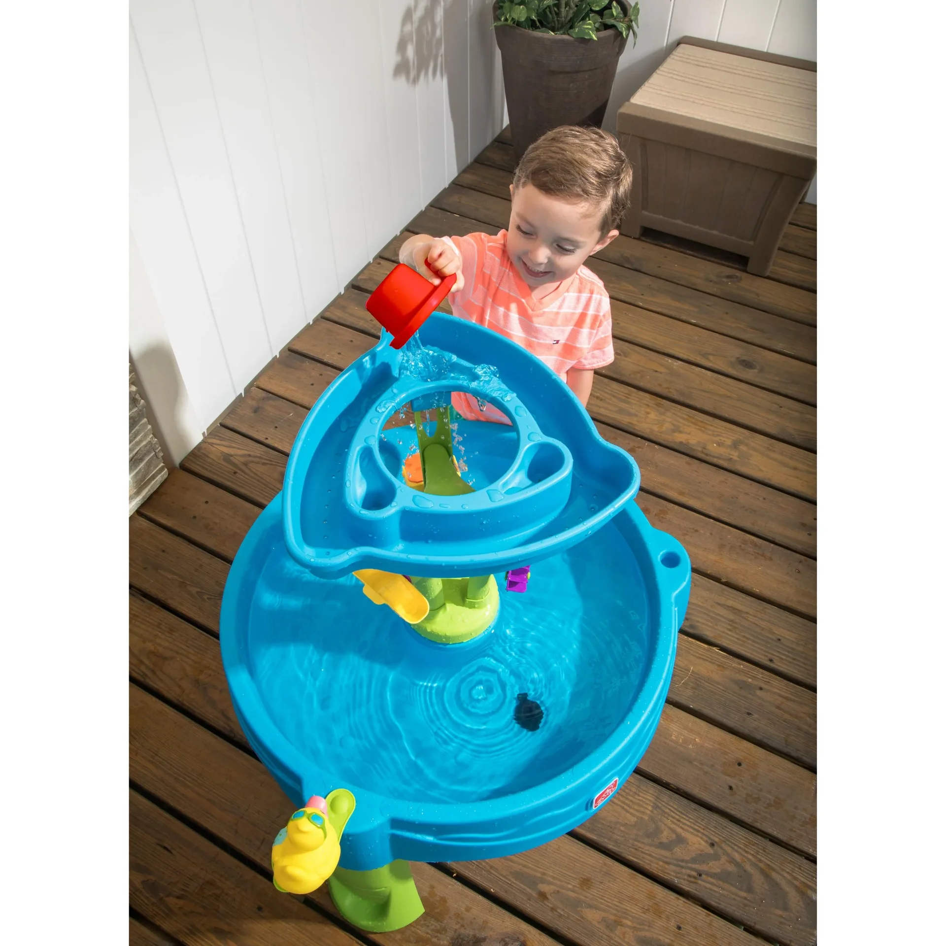 Summer Showers Splash Tower Water Table - 6