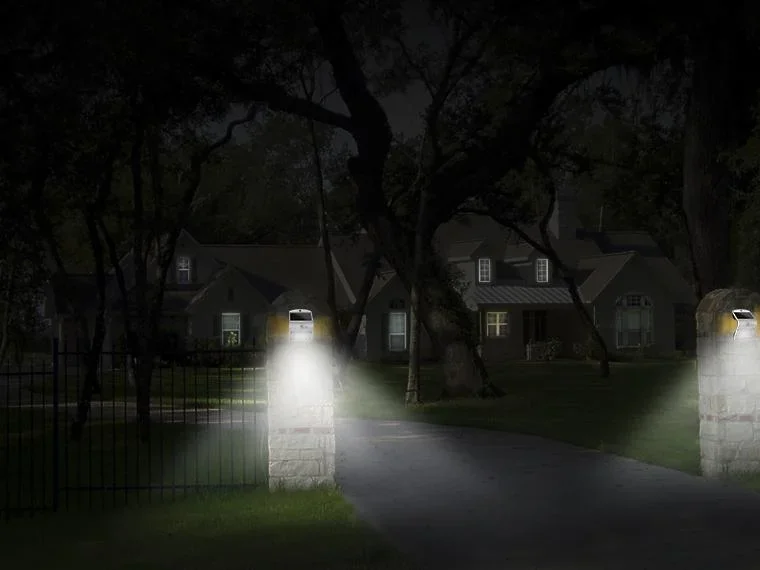 Solar LED Leuchte mit Bewegungsmelder, weiß - 3