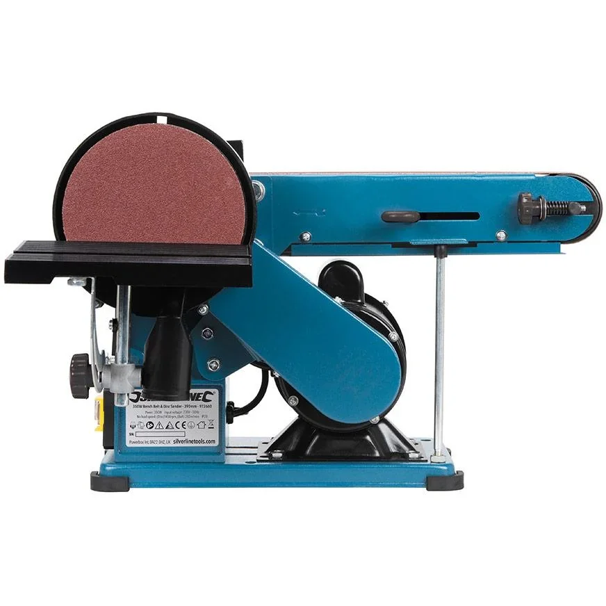 350 W Tisch-Band- und Tellerschleifer, 390 mm - 1