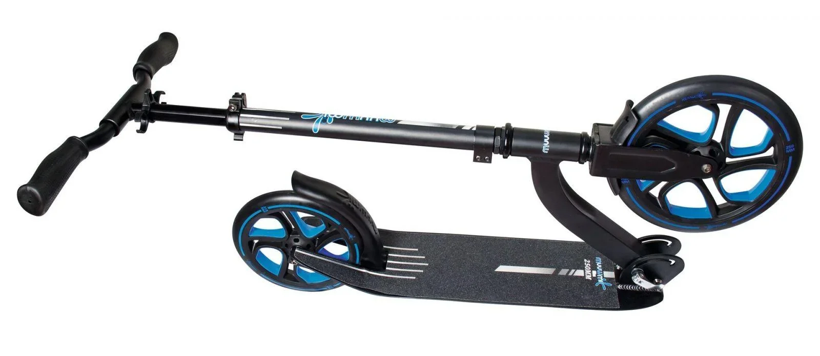 Aluminium Scooter Pro, Tretroller, 250/215 mm, ABEC 7, höhenverstellbar, blau - 1