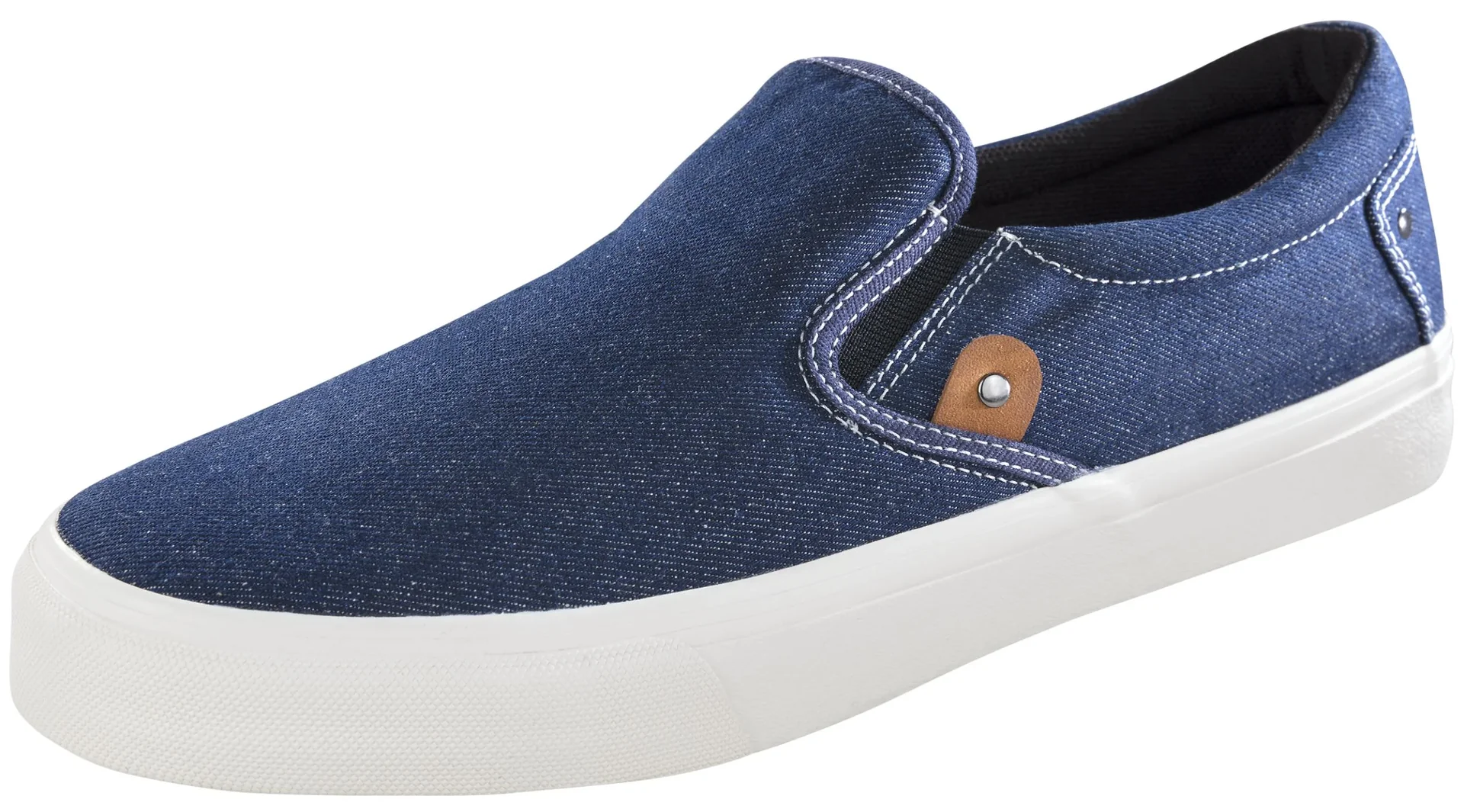 Canvas Slipper, Farbe jeansblau, Gr.44 - 0
