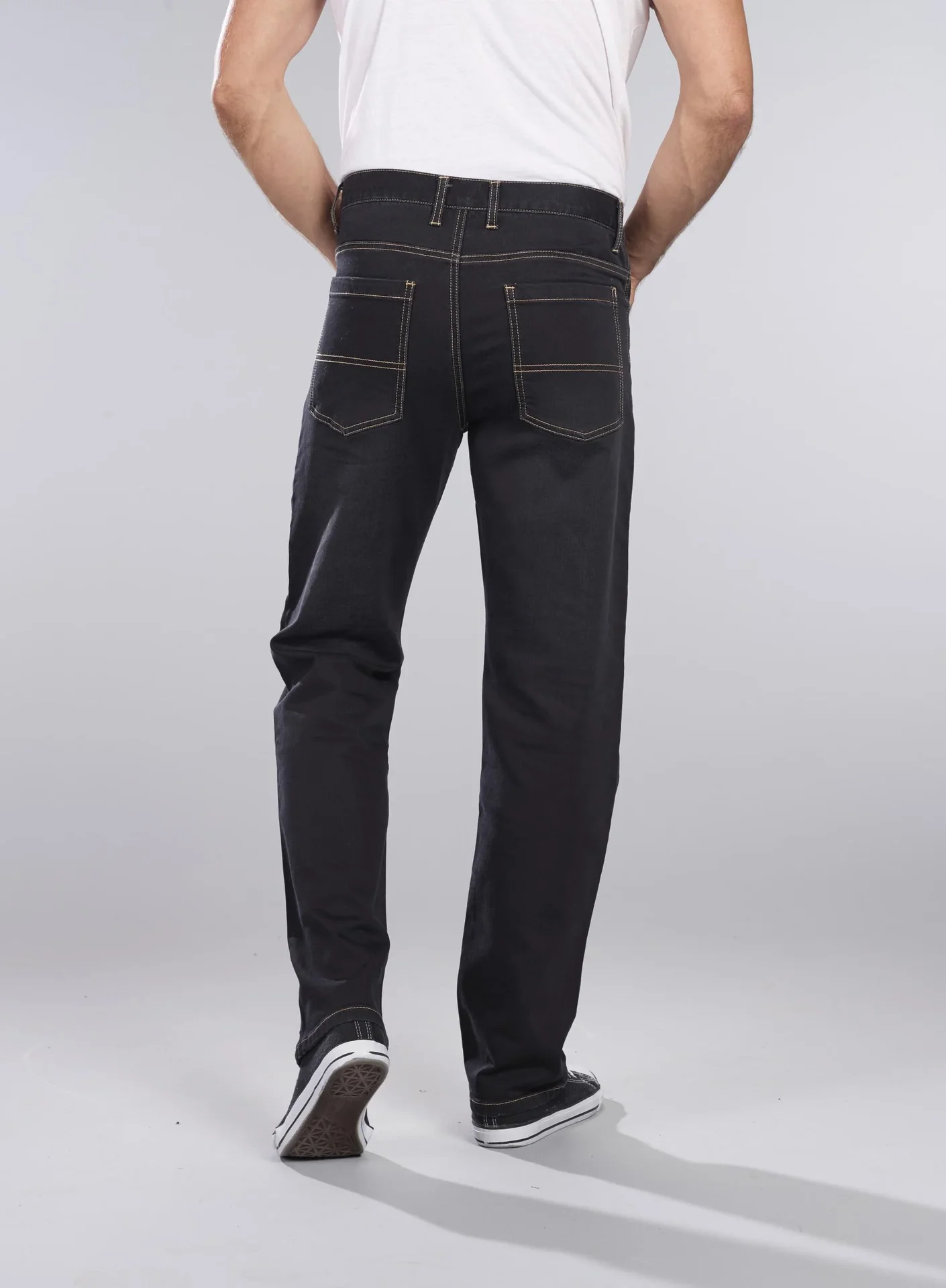 Joggpants aus Stretchdenim, Farbe schwarz, Gr.52 - 6