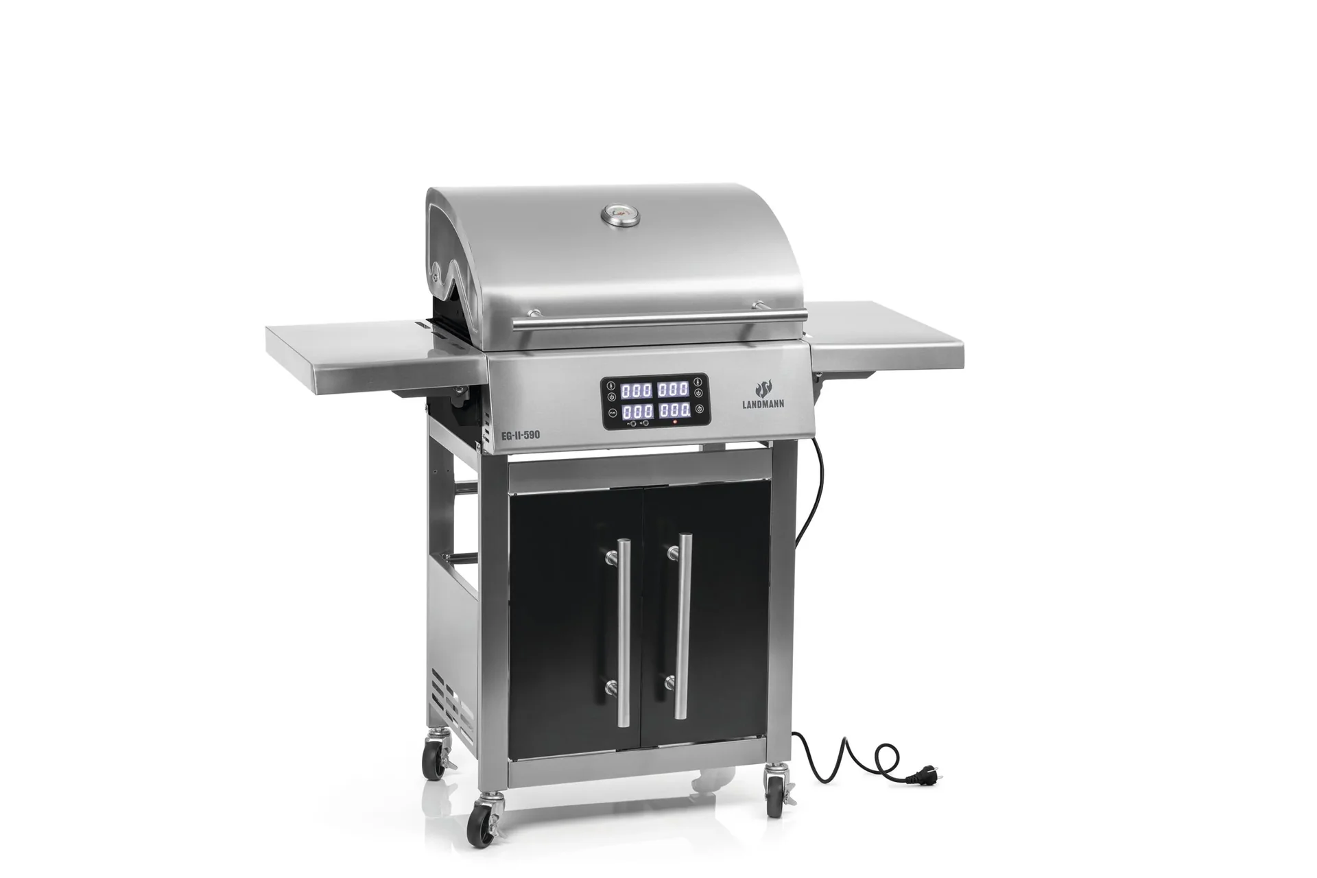 Elektro-Grillwagen EG-II-590, Silberfarben - 1