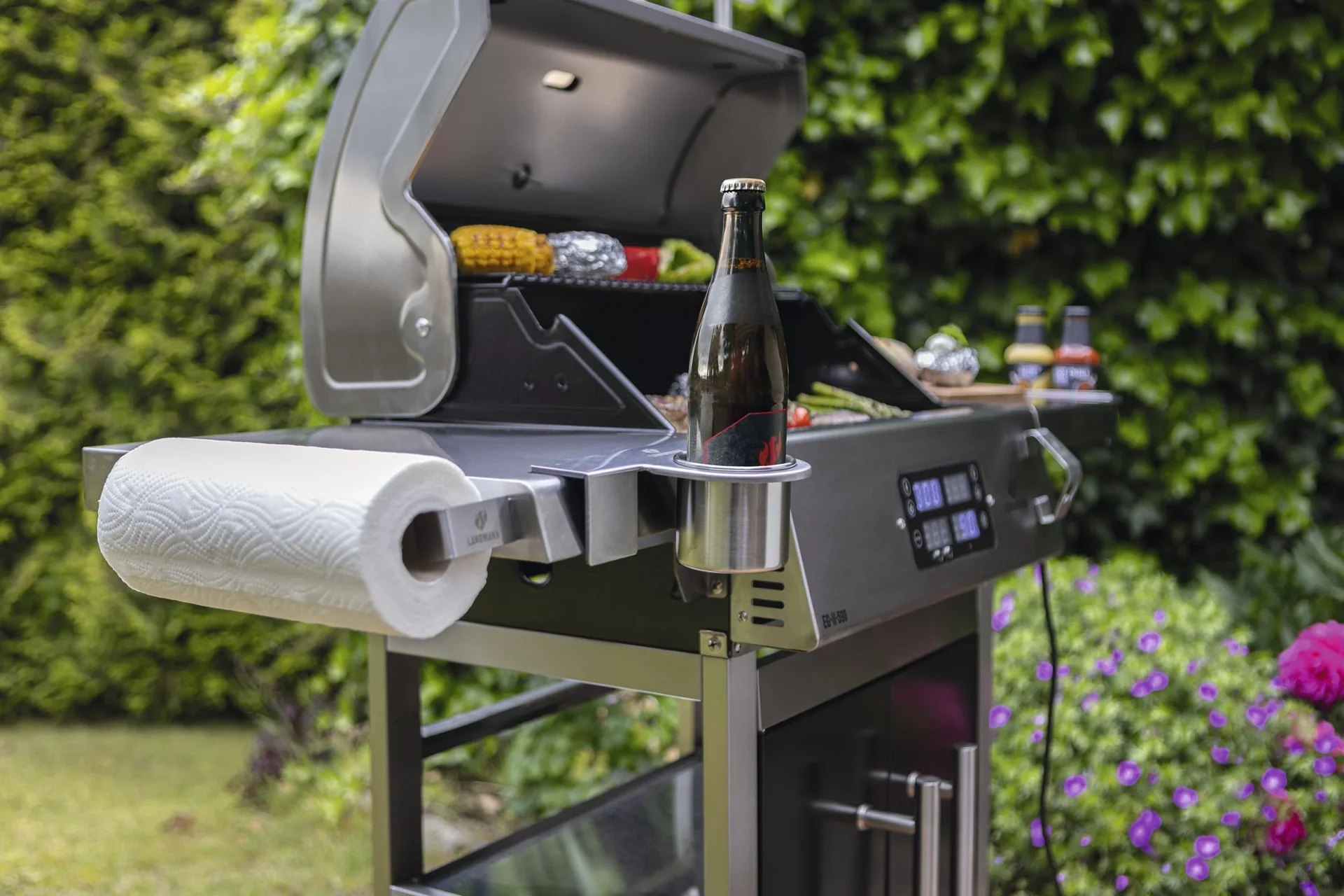 Elektro-Grillwagen EG-II-590, Silberfarben - 2