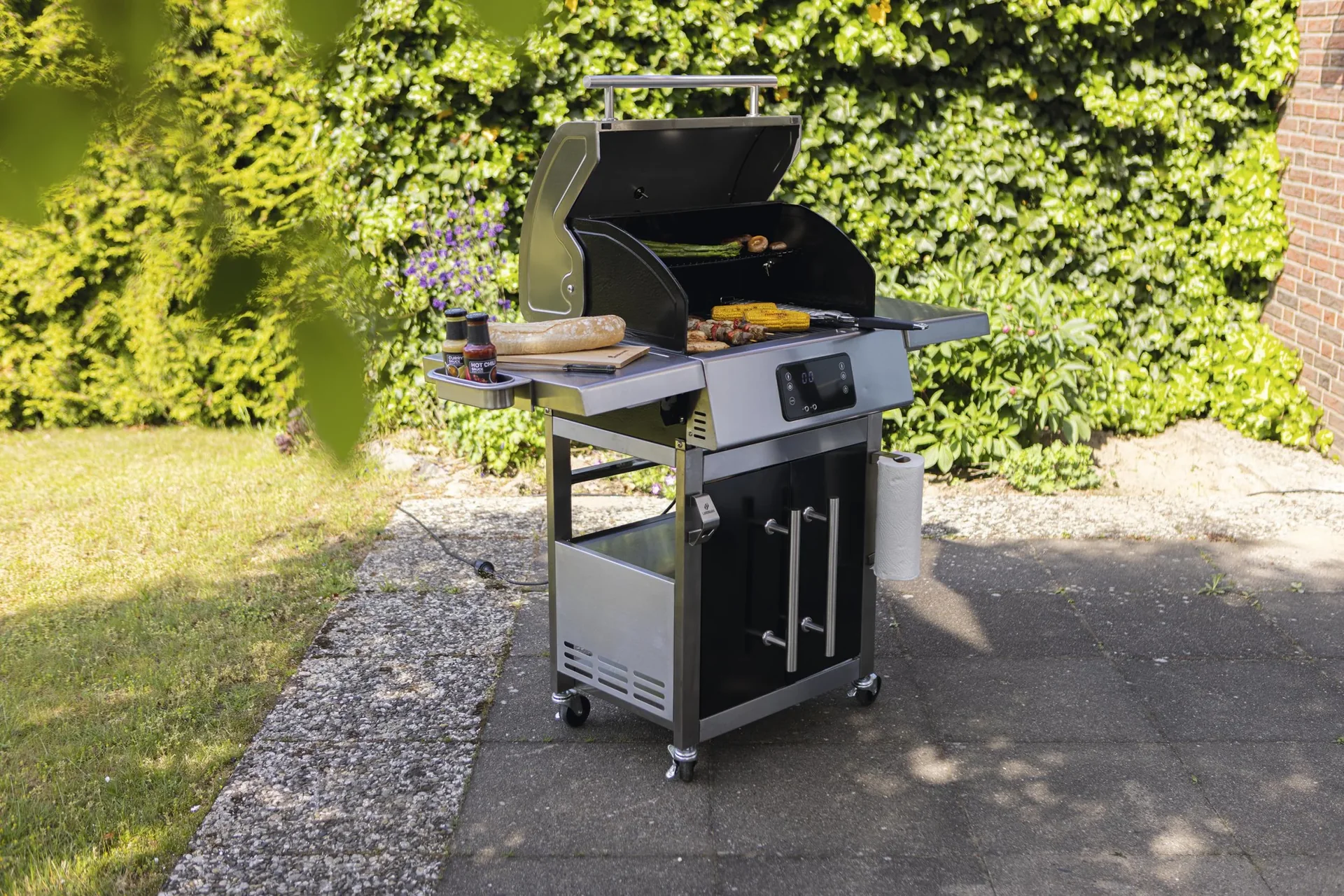 Elektro-Grillwagen EG-II-590, Silberfarben - 6