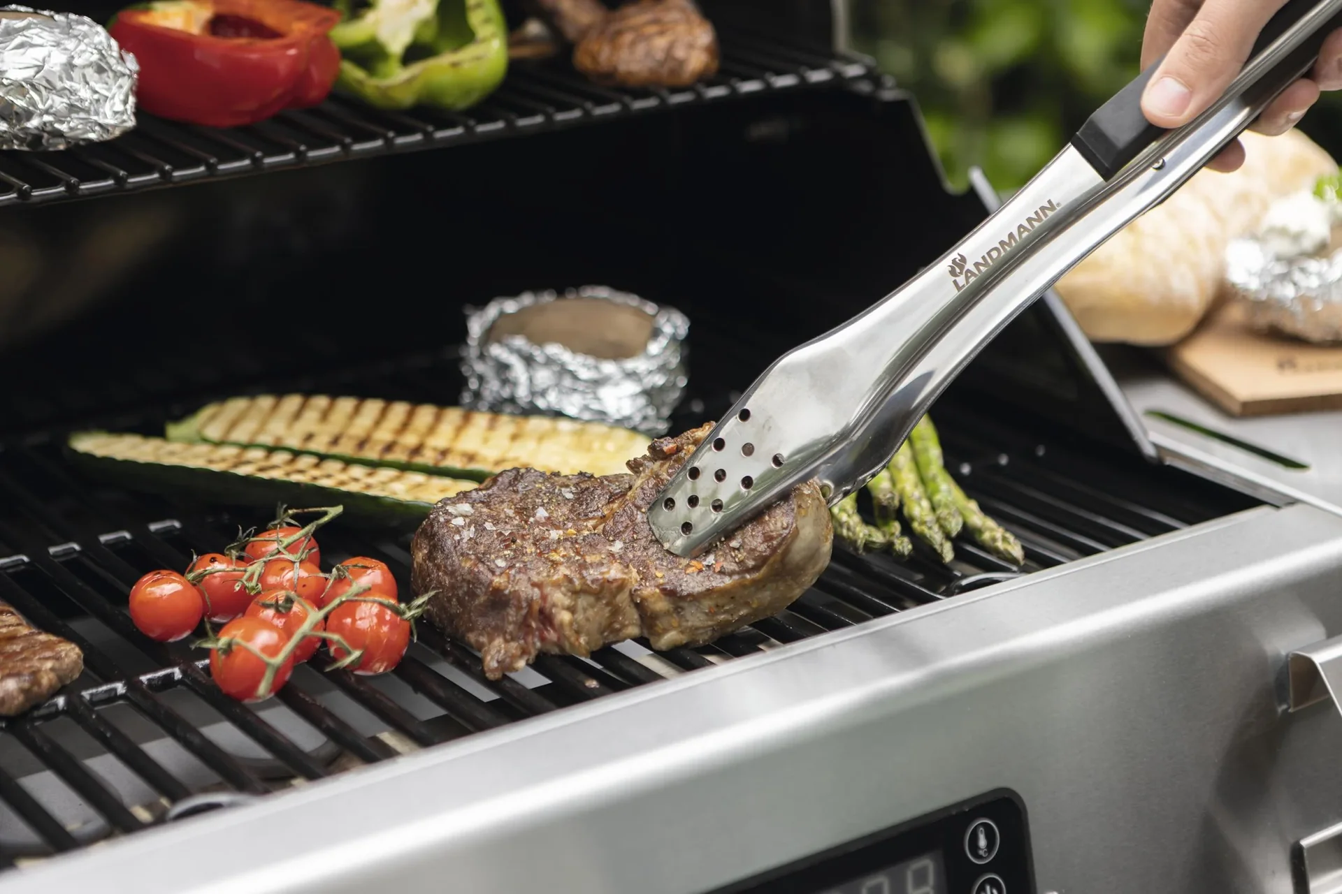 Elektro-Grillwagen EG-II-590, Silberfarben - 9