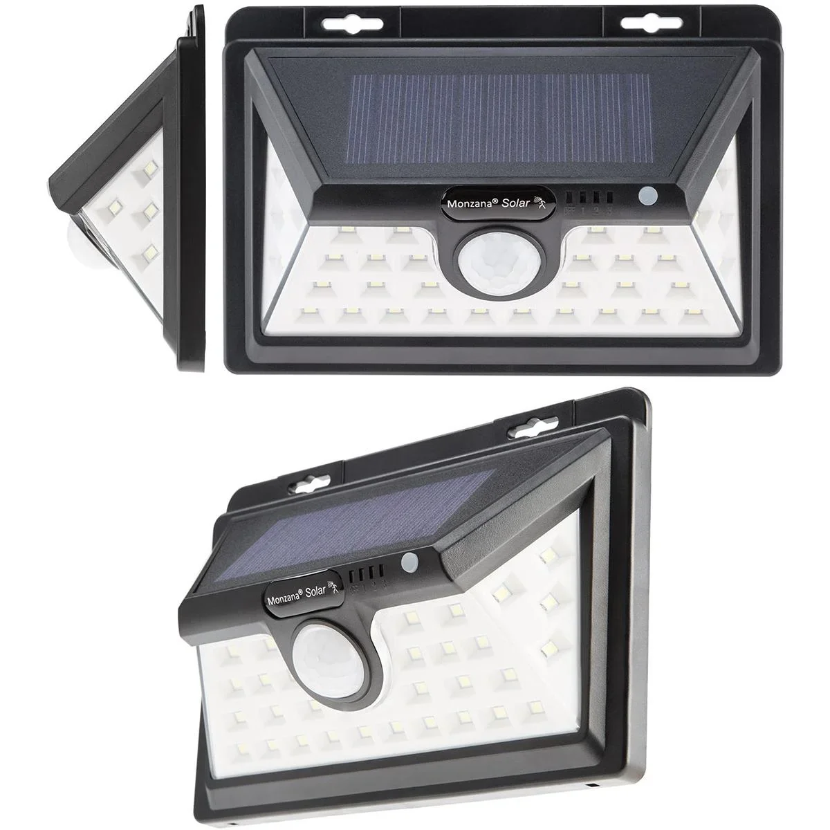 Solar-Wandleuchte mit Bewegungsmelder 34 LEDs - 4