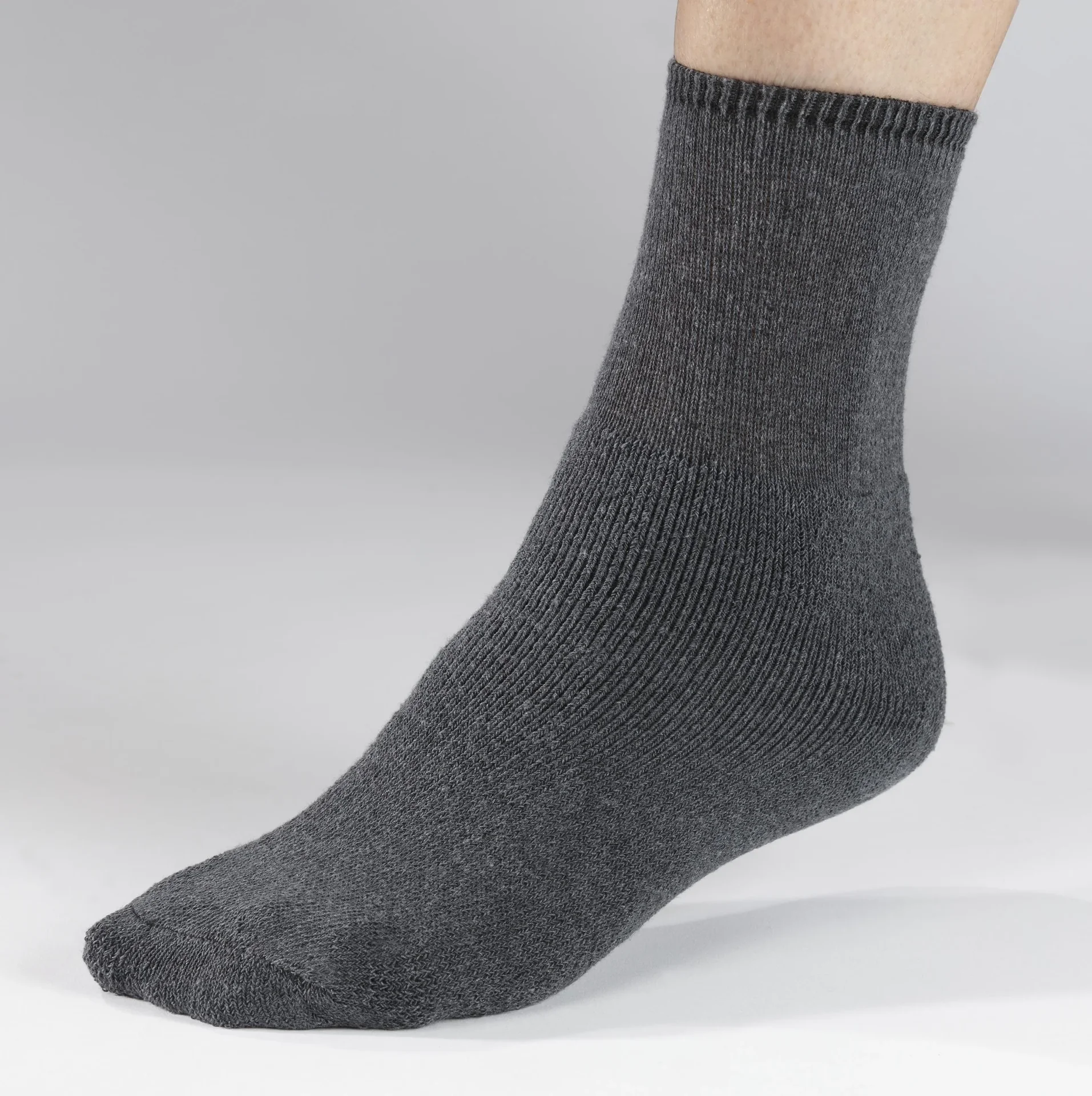 Freizeitsocken für Herren, anthrazit, Größe 39 - 42 - 2