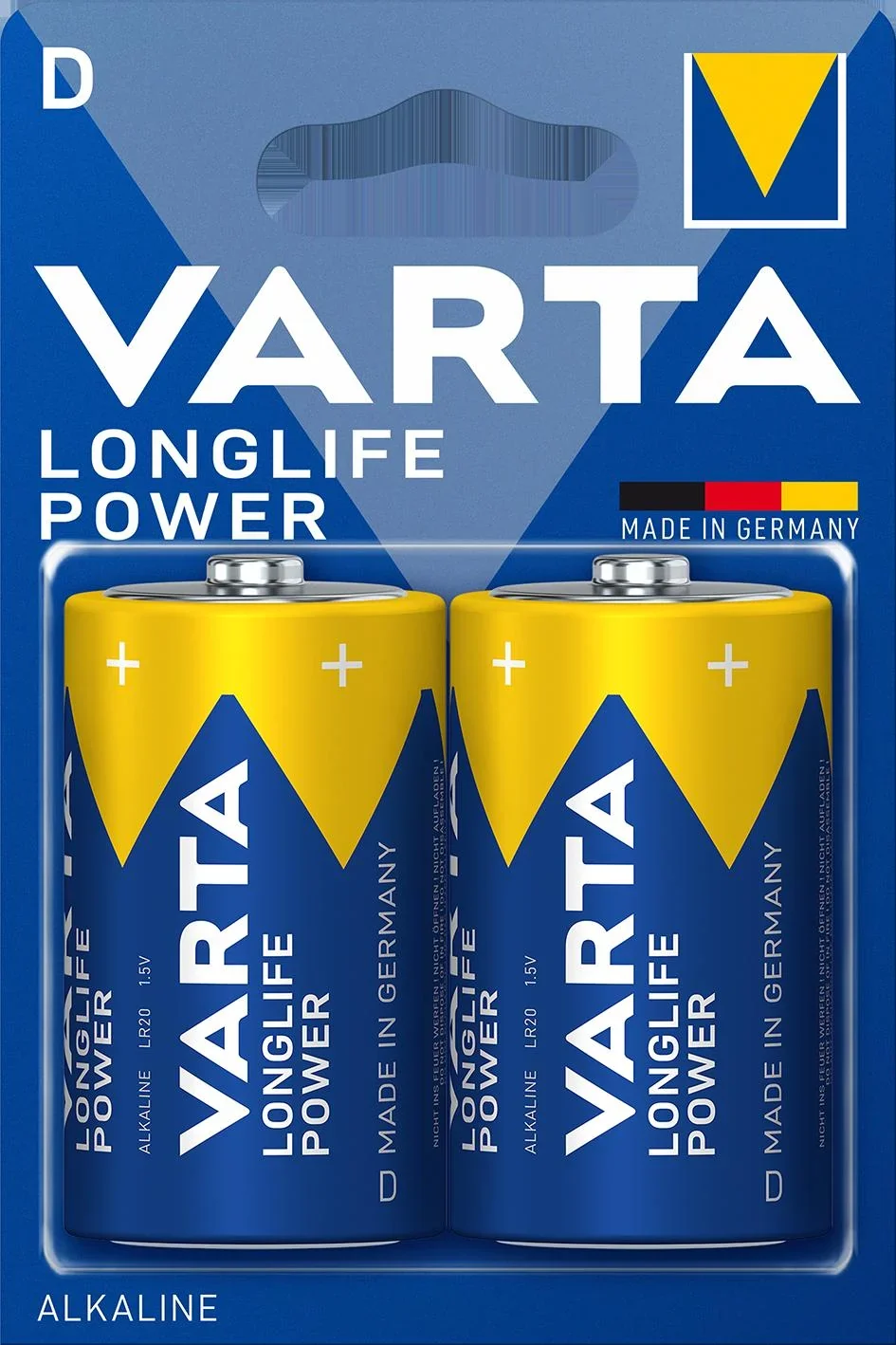 LONGLIFE Power Mono D Alkaline Batterie - 2 Stück - 0
