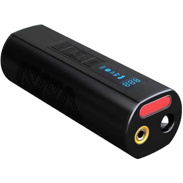Pure4u CAR3 Tragbarer Kompressor - Elektrische Reifenpumpe - USB Wiederaufladbar - LED - Powerbank - 0