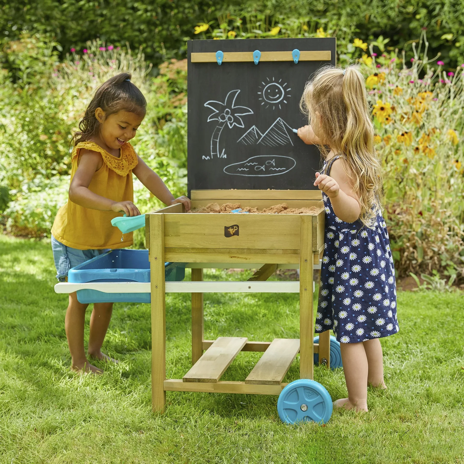 Holz Wasser- und Sandtisch FUN - 0