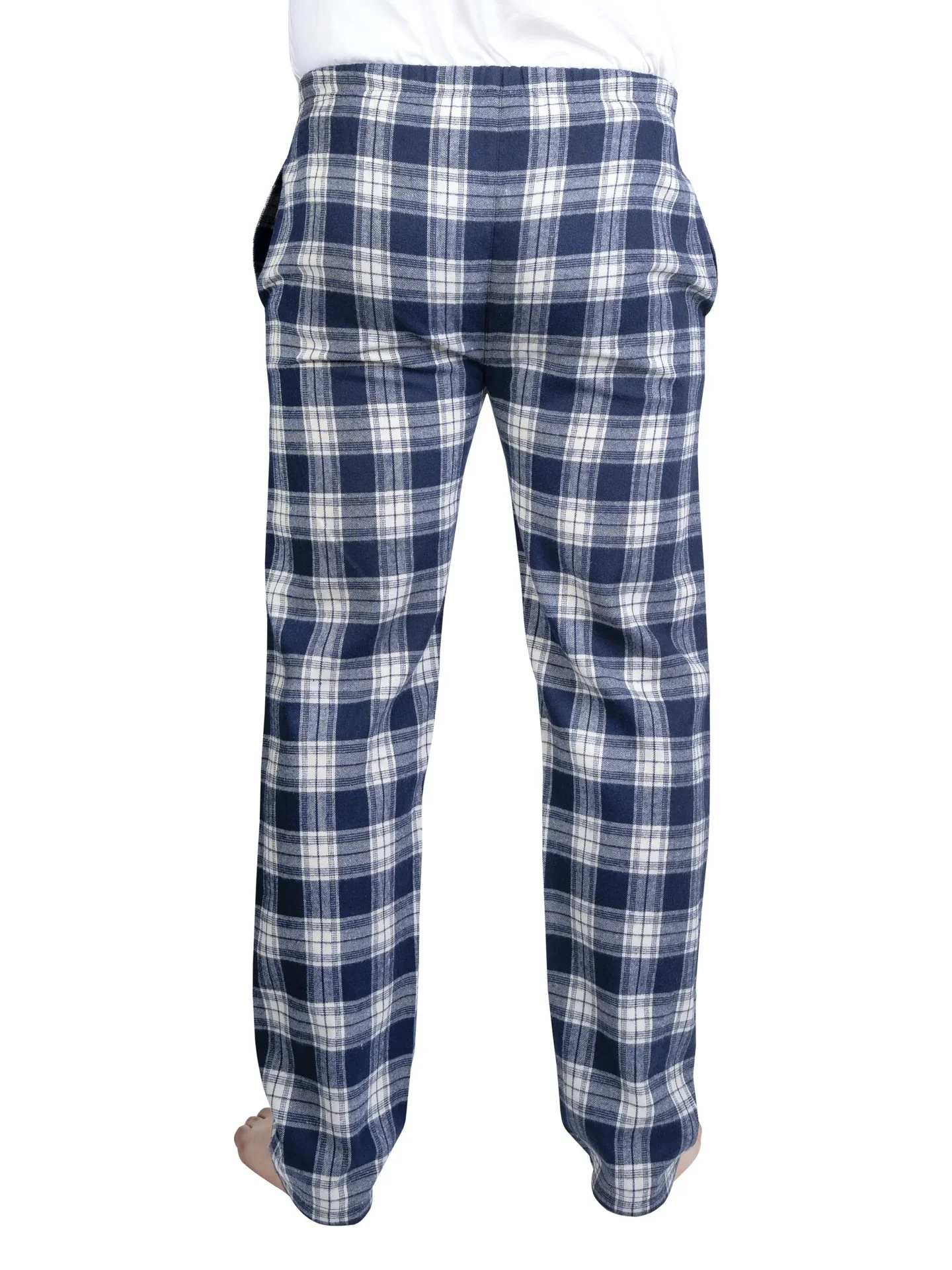 Flanellhosen im Doppelpack, blau-kariert/schwarz-kariert, Gr.M - 2