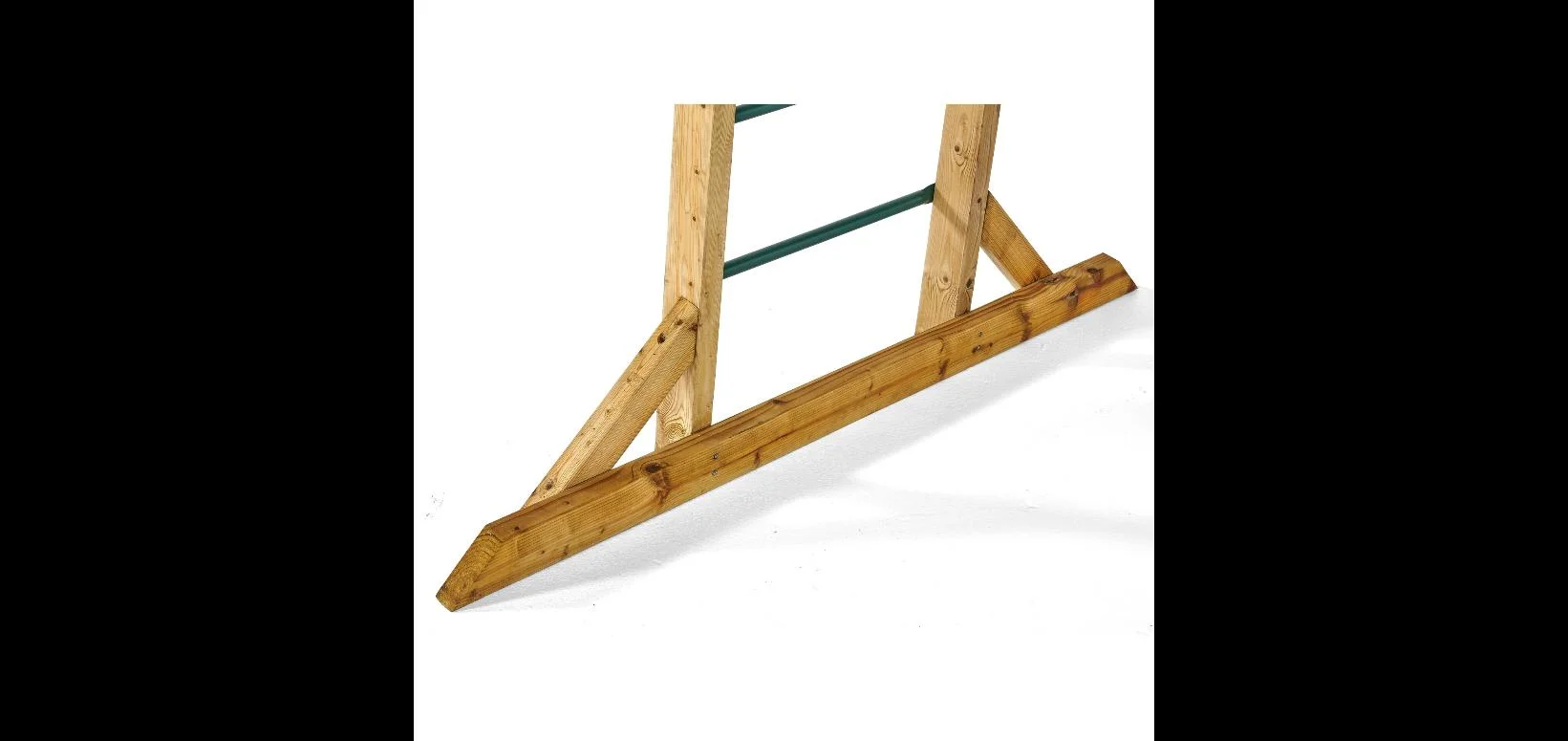 Holz Klettergerüst Monkey Bars, Outdoor-Klettergerüst für Kinder, Kletternetz, Leiter, Monkey Bars - 3