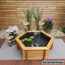 Sechseck-Hochteich 100 cm - 3