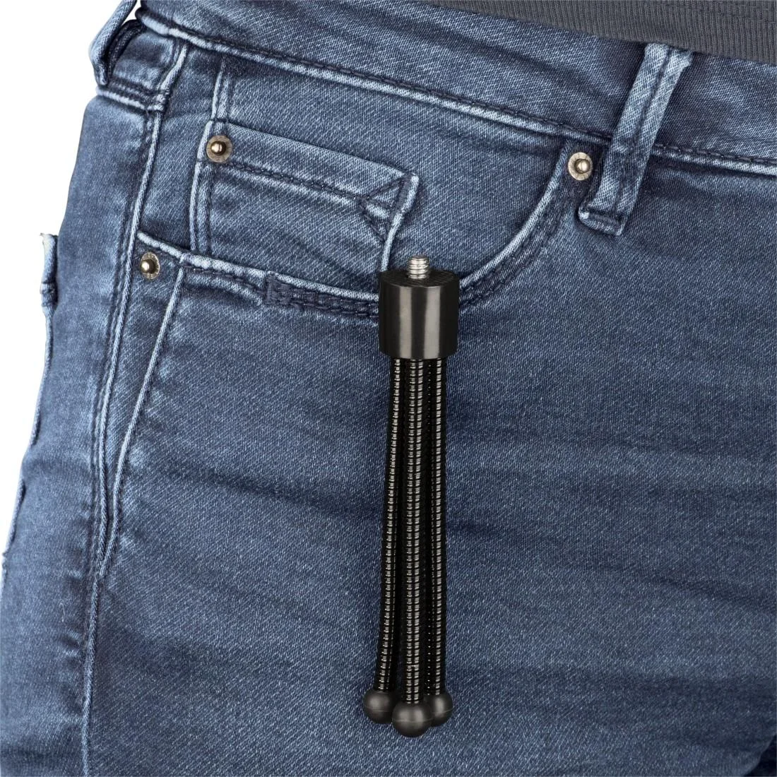 Handliches Mini Stativ mit flexiblen Beinen und Befestigungsclip - 3