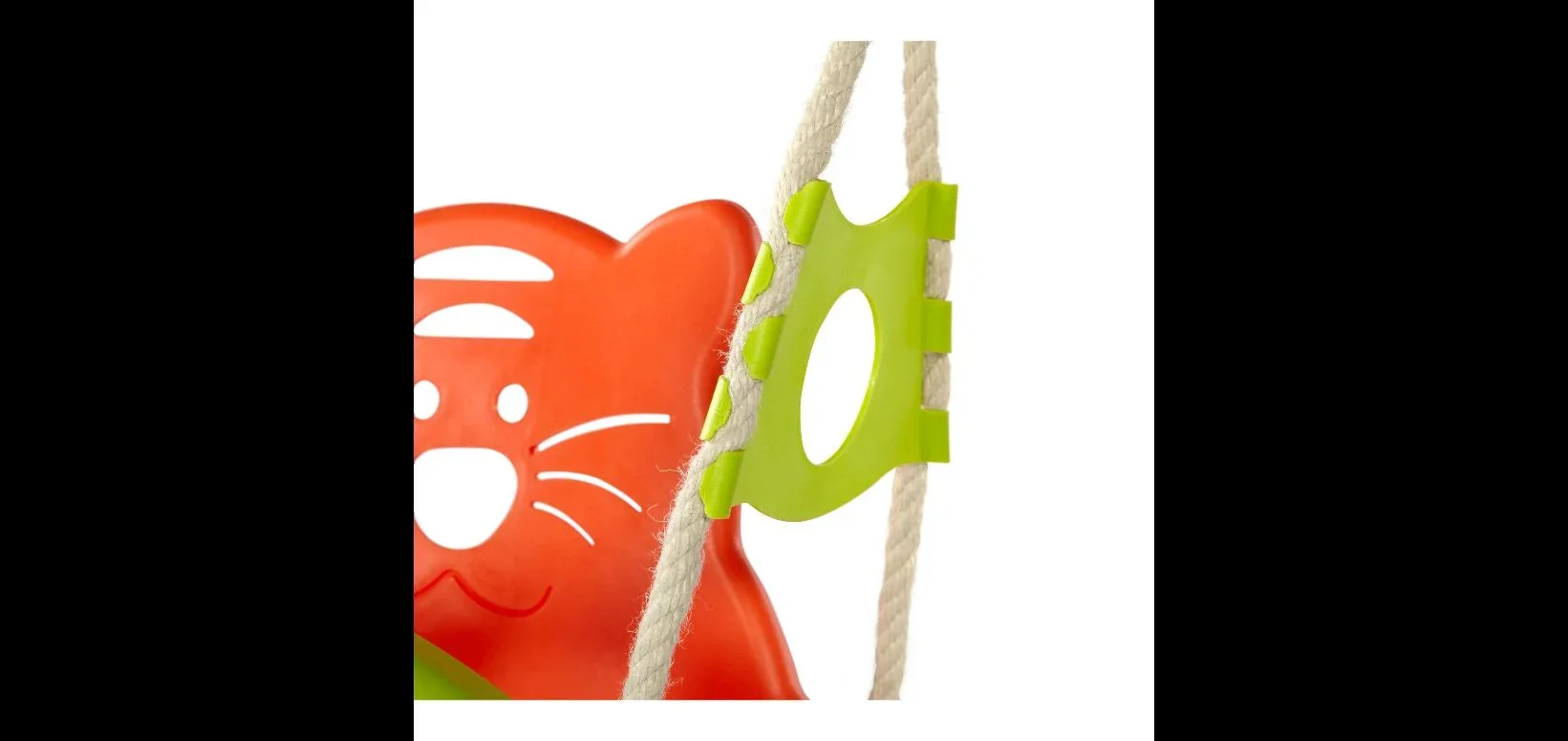 Mitwachsende Holzschaukel, Outdoor-Einzelschaukel für Babys und Kleinkinder, Schaukelseile höhenverstellbar, natur - 3