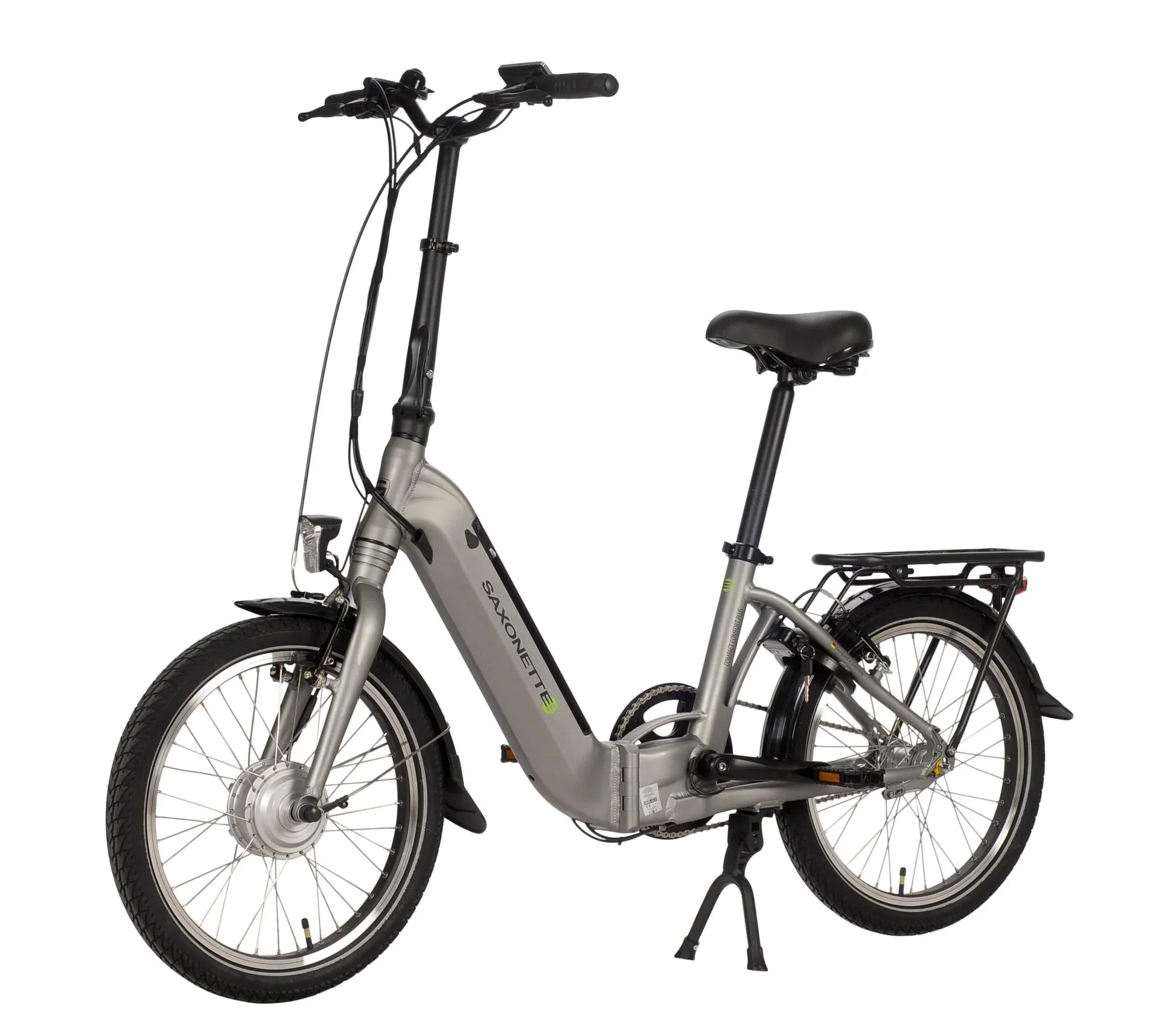 Unisex E-Faltrad, 20 Zoll, Rahmenhöhe 33 cm,3 Gang Nabenschaltung, silber matt, Sylt - 3