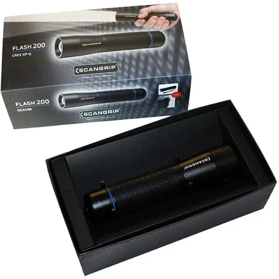 Aufladbare Taschenlampe Flash-200 200lm - 2