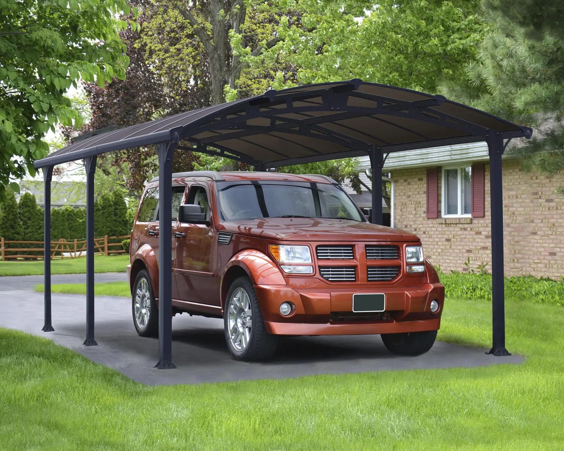 Carport „Arcadia 5000“, Anthrazit - 4