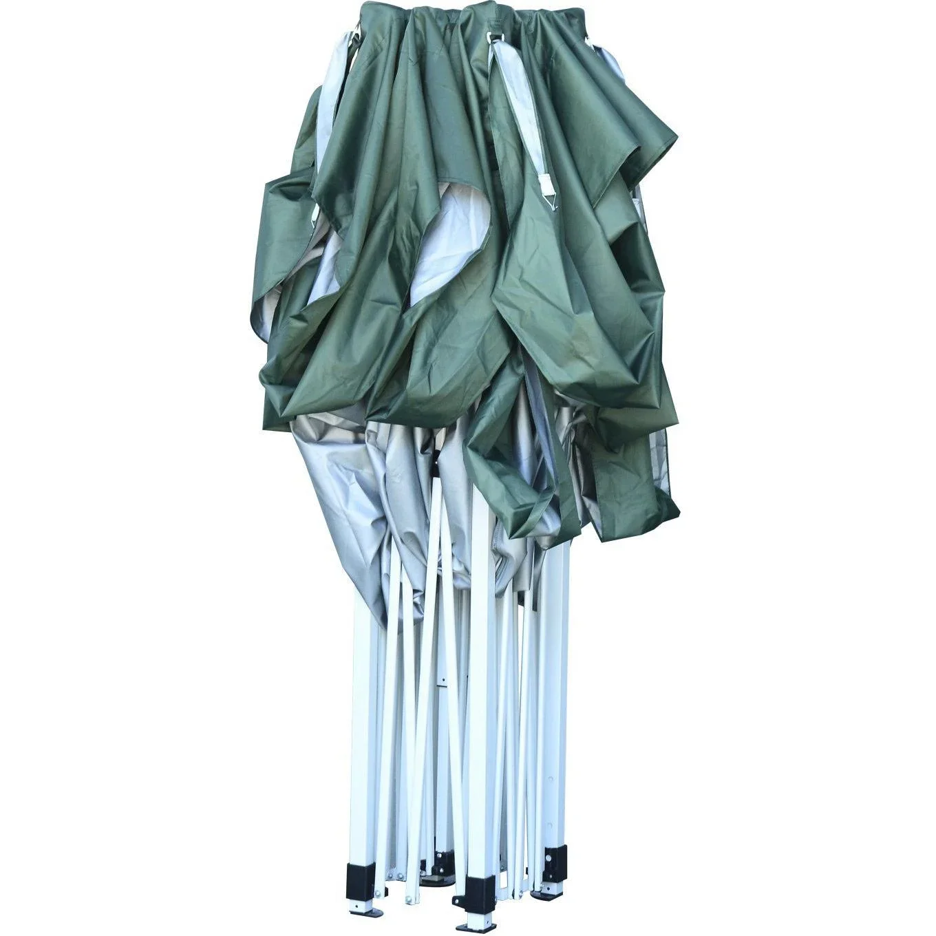 Faltpavillon 3x4.5m Grün Pavillon Faltzelt Partyzelt Gartenzelt Metall - 1