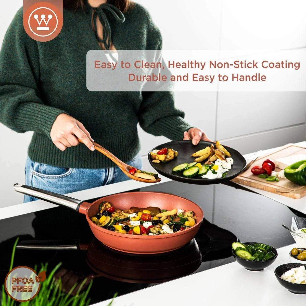 Performance Series Bratpfanne - Backofen geeignet - 28 cm - Orange - 1